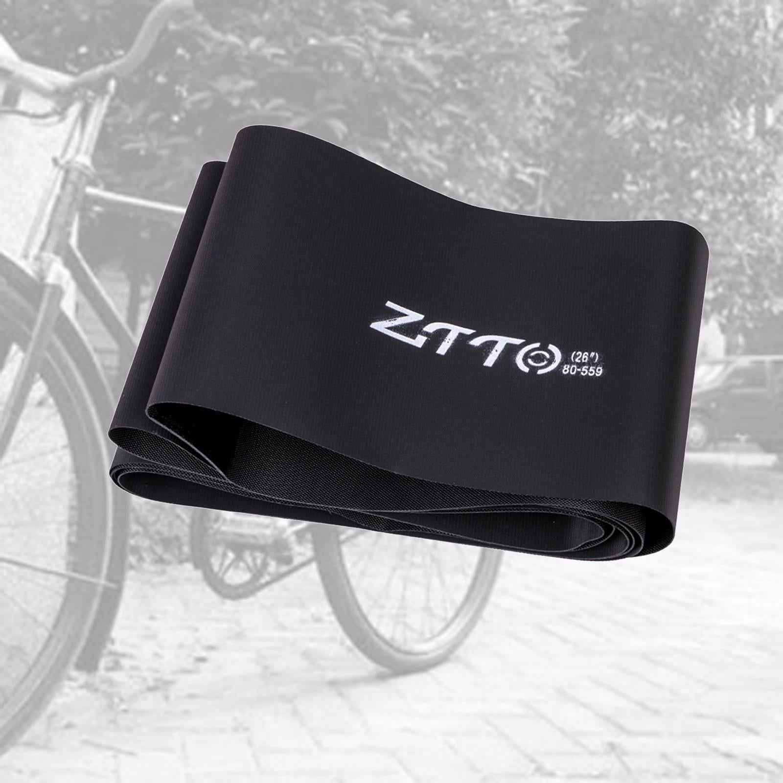 Bicycle Tire Liner Bike Tyre Anti-Puncture Proof Belt 26in Black 80mm
