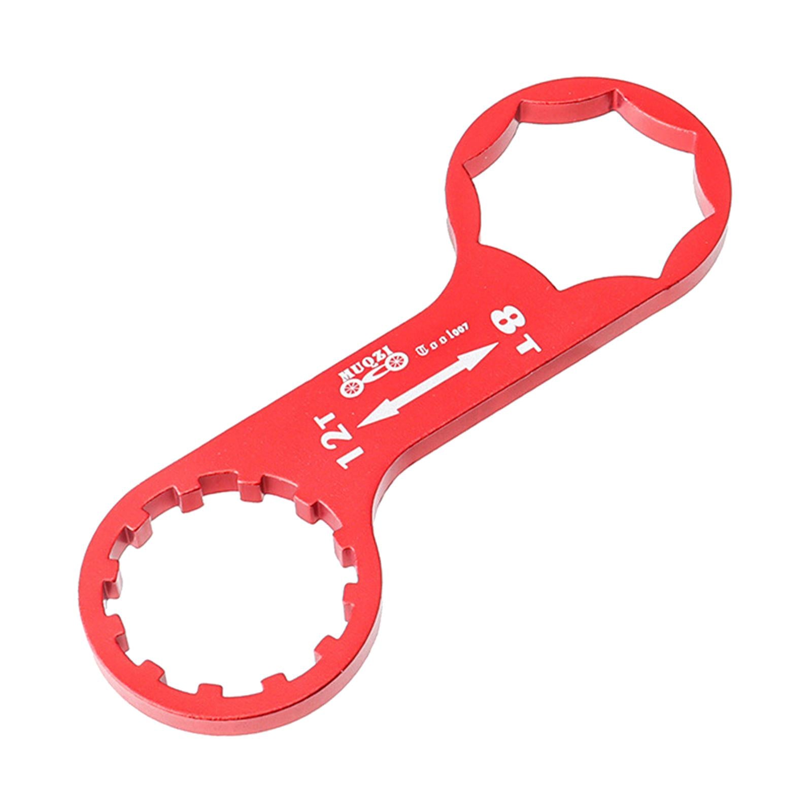 3xBike Bicycle Front Fork Caps Wrench Aluminum Alloy for XCT RST XCR Red