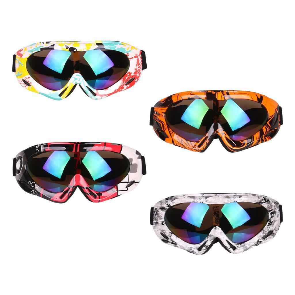 Anti-fog Skiing Snowboard Goggles Ski Sunglasses Snow Glasses Yellow white