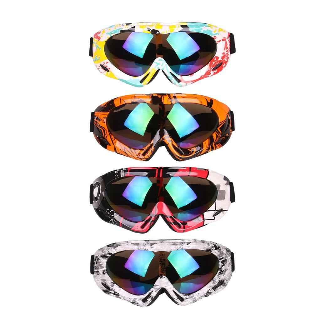 Anti-fog Skiing Snowboard Goggles Ski Sunglasses Snow Glasses Yellow white