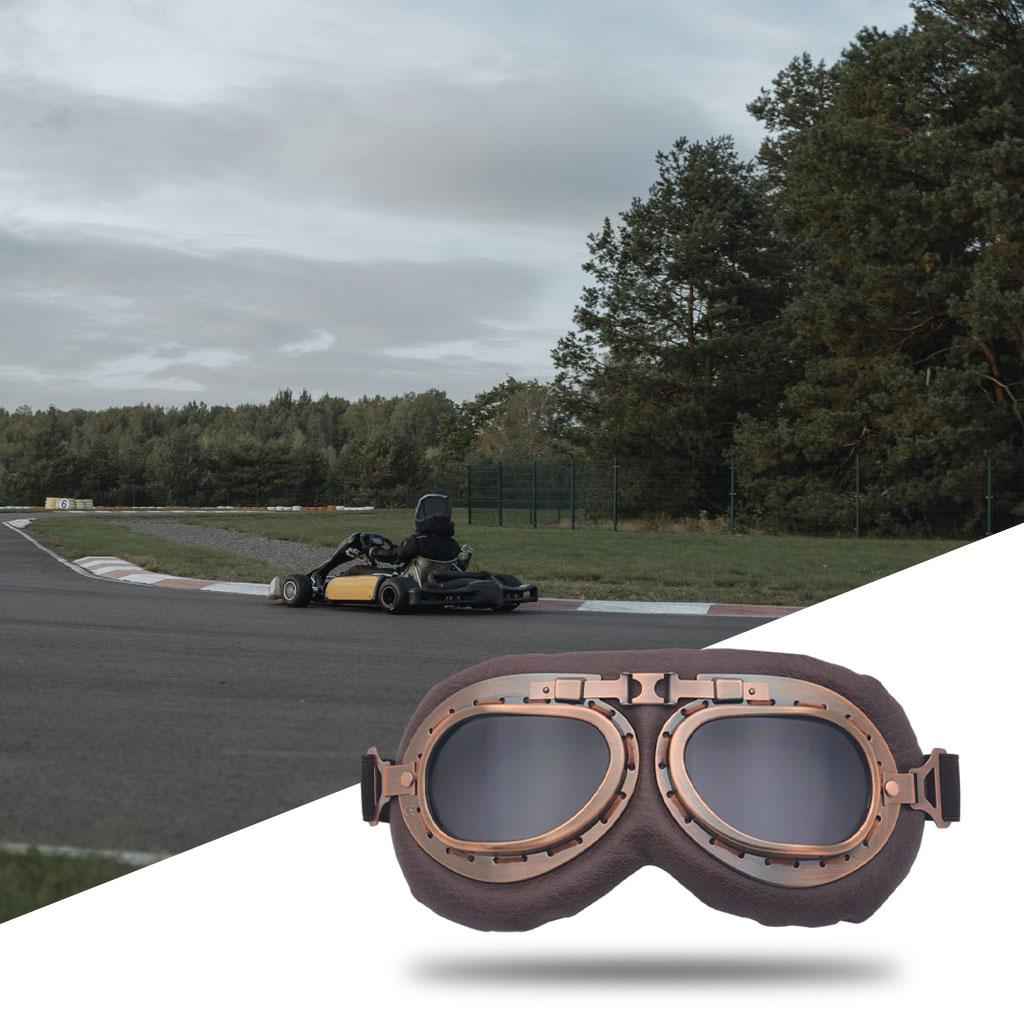 Motorcycle Goggles Dirt Bike Glasses Flying Eyewear for Motocross Grey