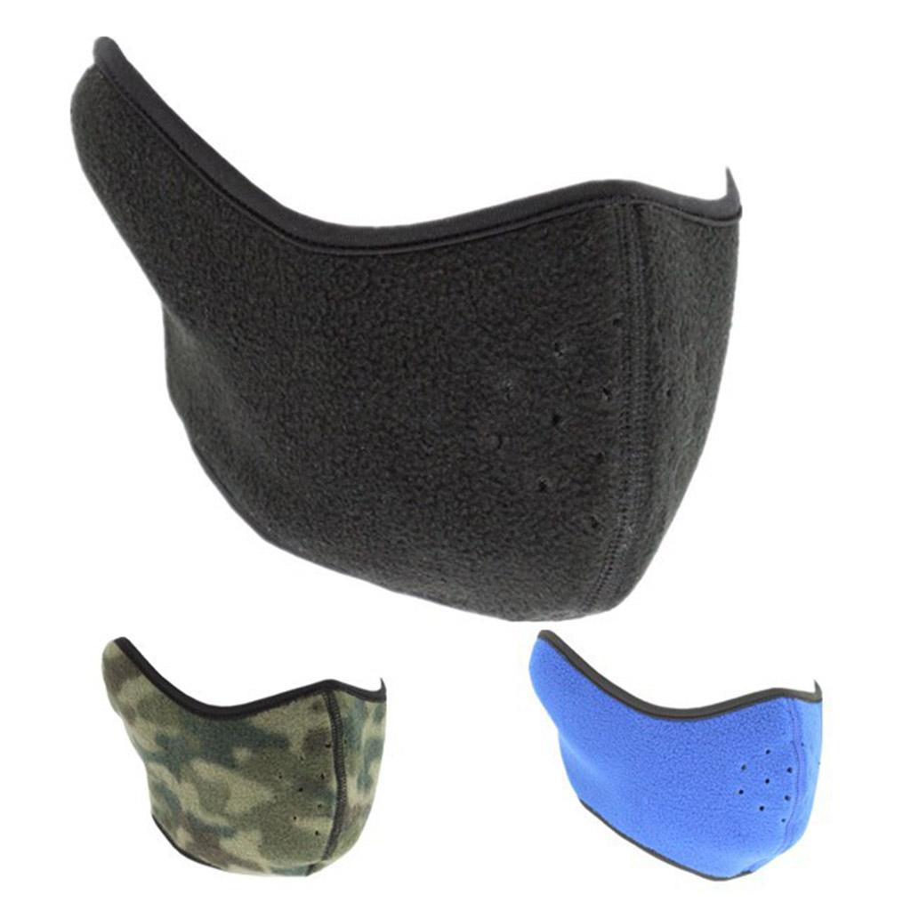 3xOutdoor Face Mask Sport Bike Mask with Earmuffs Hole for Cycling Sports Red
