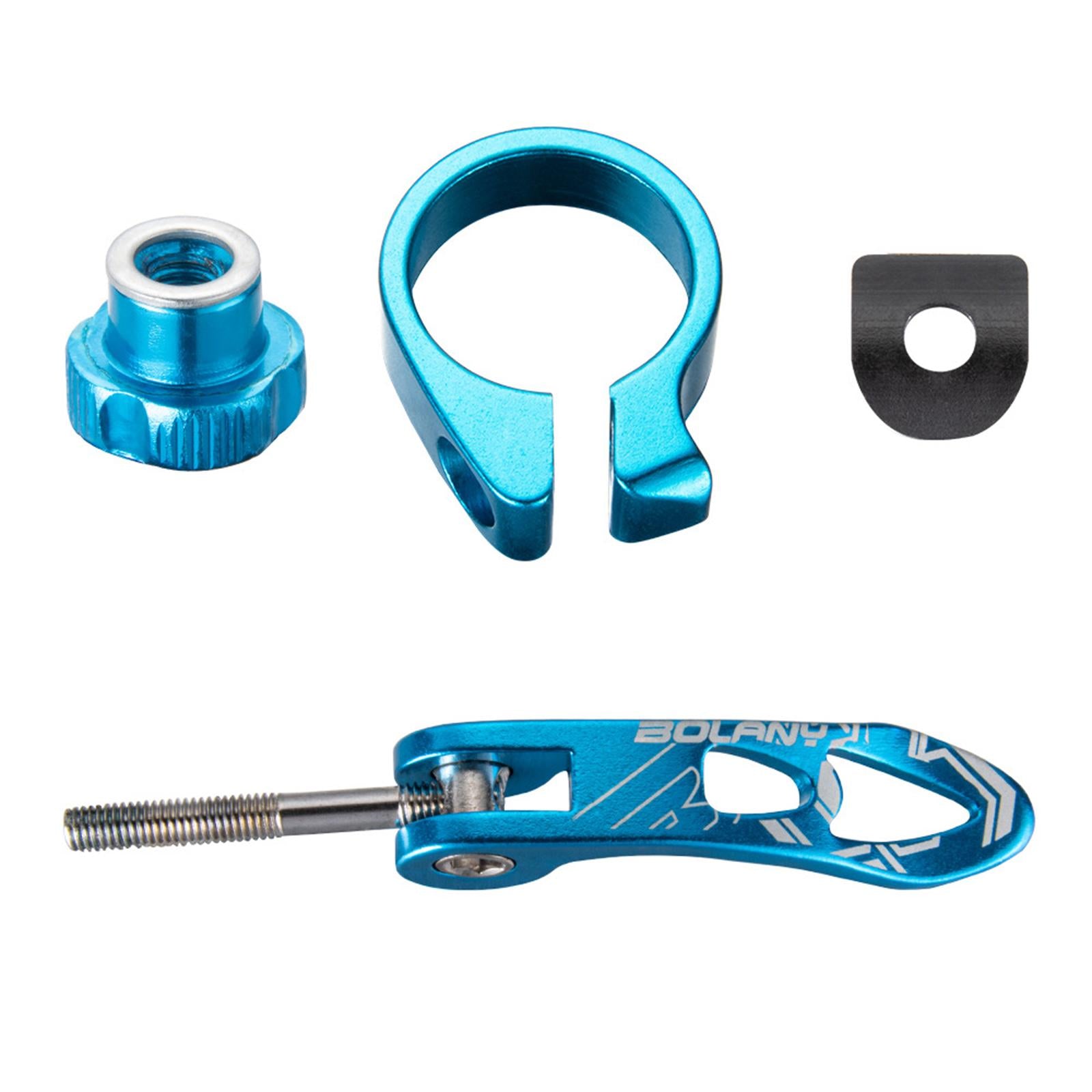 2xBicycle Seatpost Clamp Aluminum for Mountain Bike Cycling Parts 34.9mm Blue