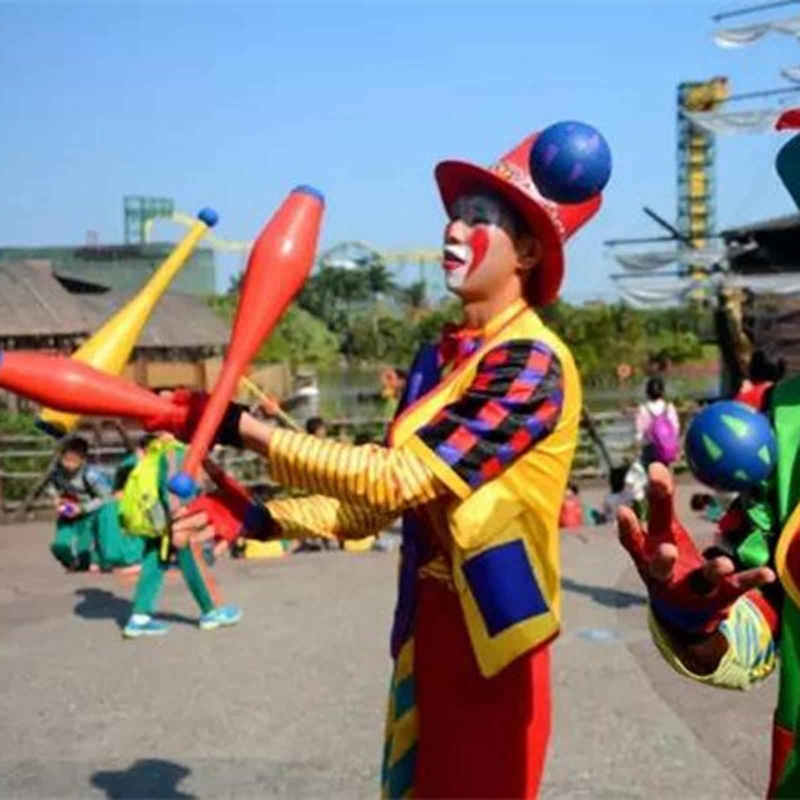 Juggling Clubs Sticks Pins Comedy Playing Toy Beginner Clown Purple
