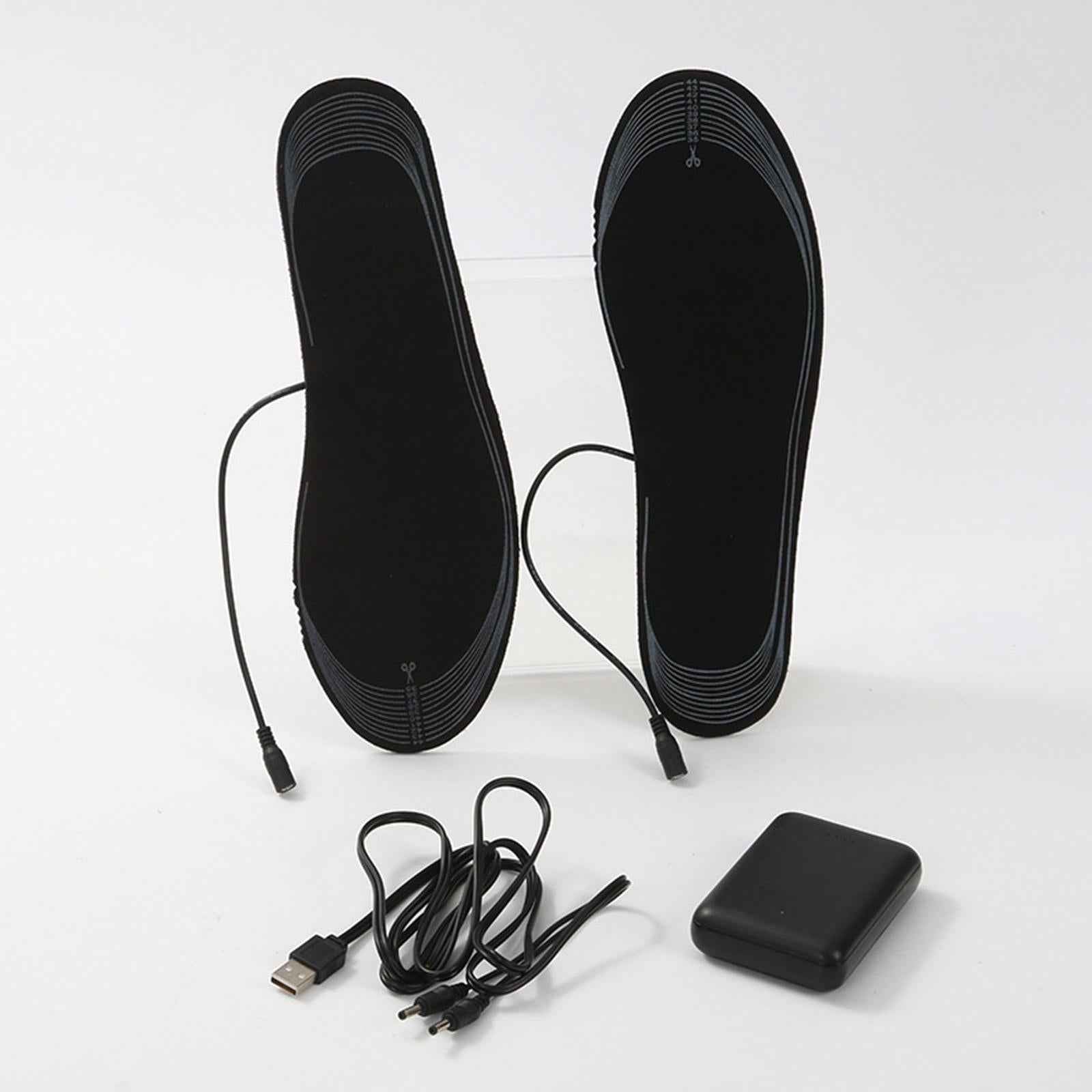 USB Electric Heated Shoe Insoles Heat Boots Warm Socks Winter Foot Warmers