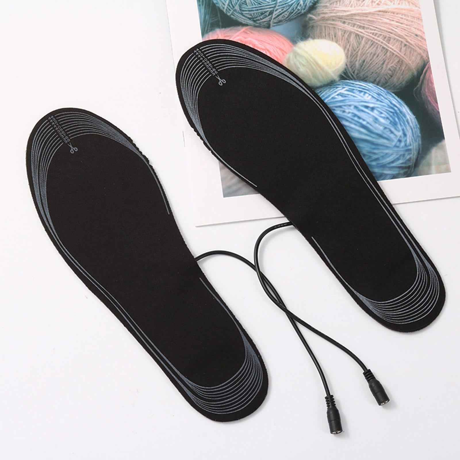 USB Electric Heated Shoe Insoles Heat Boots Warm Socks Winter Foot Warmers
