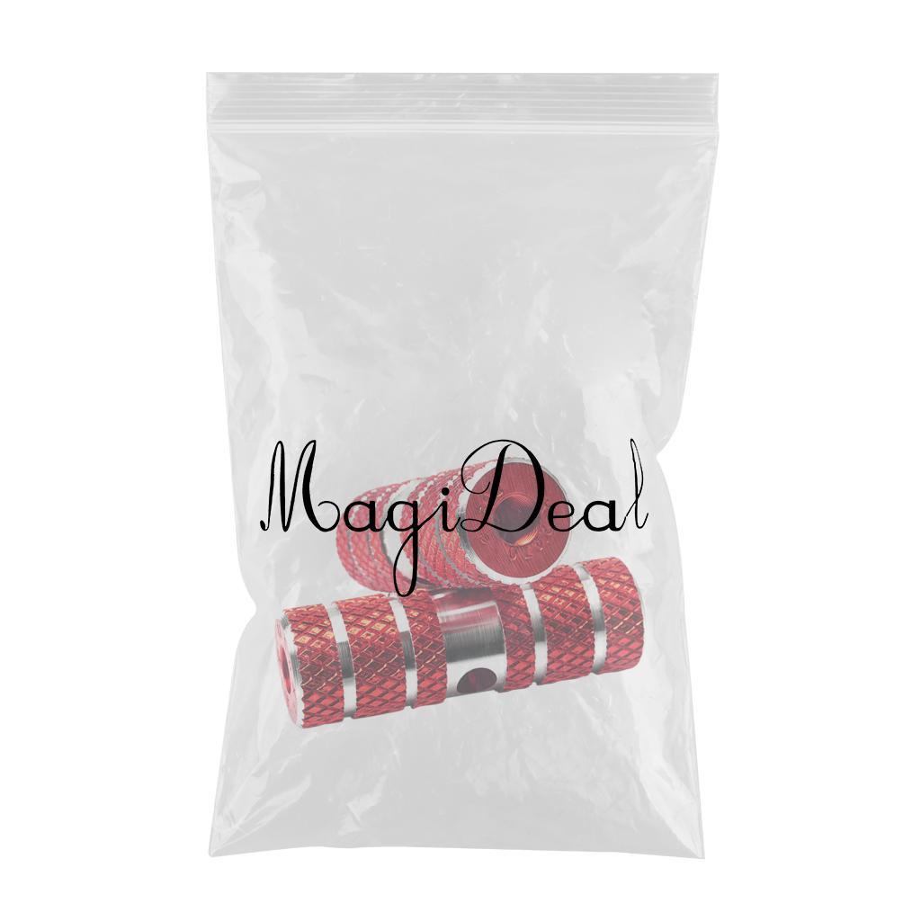 2Pcs Bike Non-slip Pegs for Front Rear Axle Foot Universal Bike Replacement Red