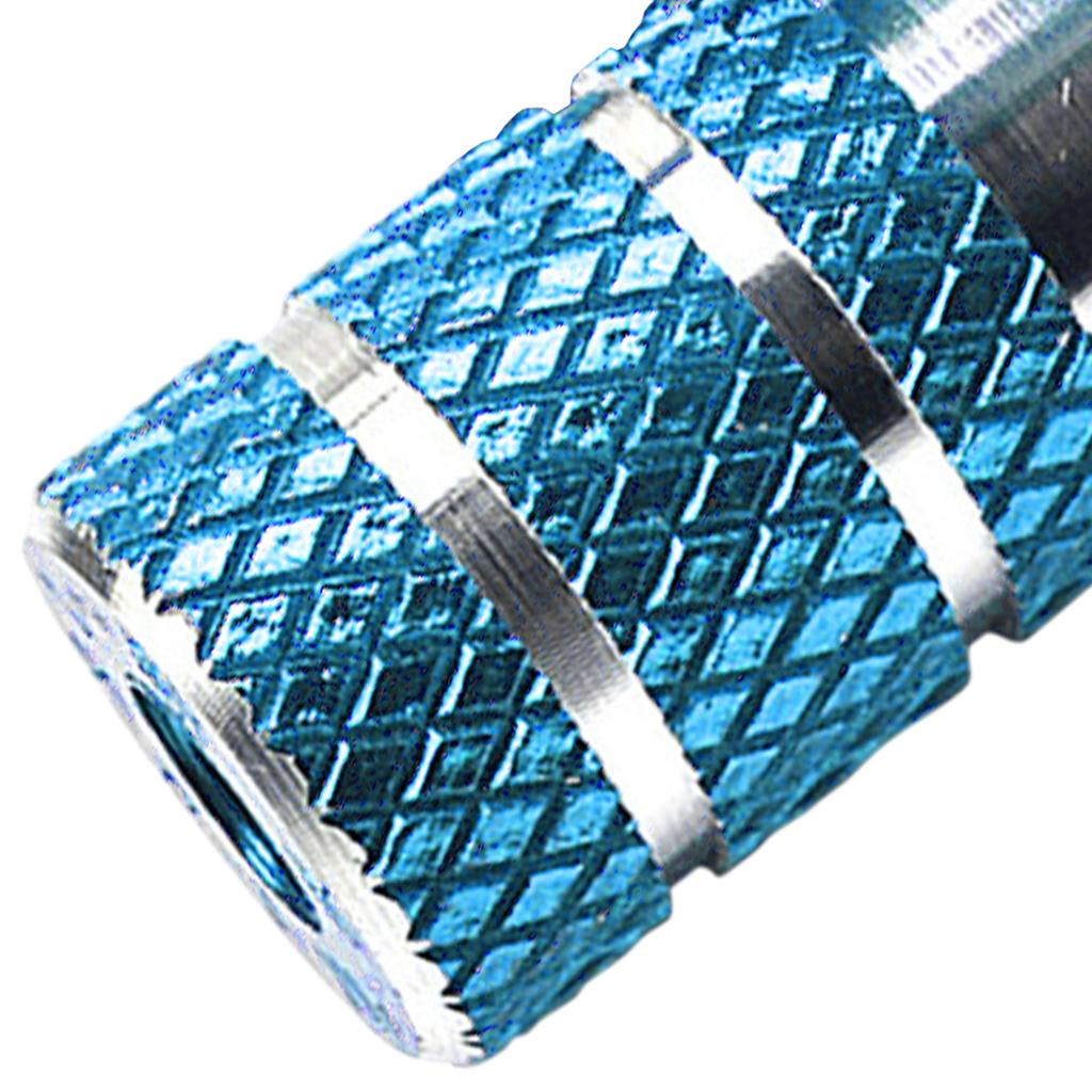 2Pcs Bike Non-slip Pegs for Front Rear Axle Foot Universal Bike Replacement Blue