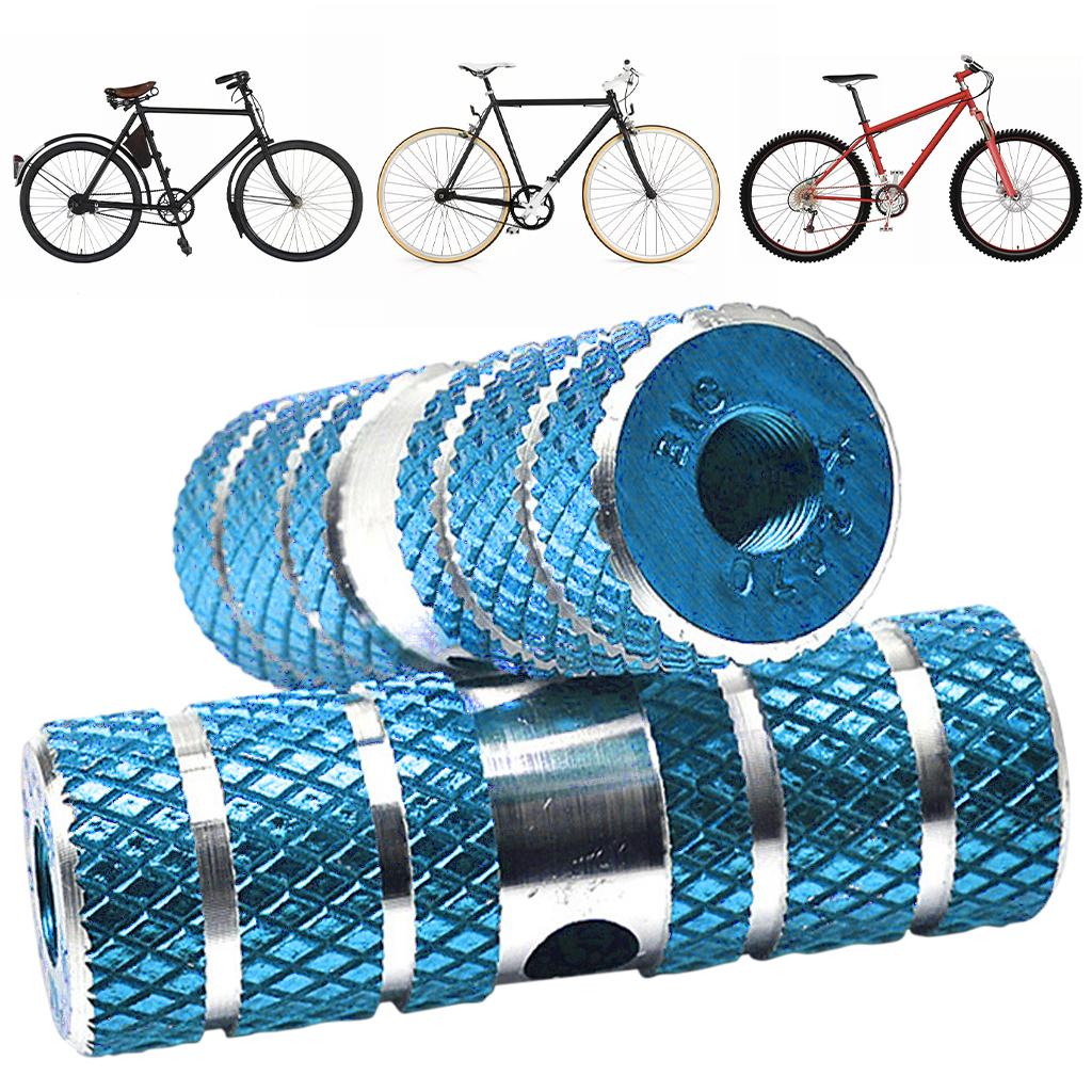 2Pcs Bike Non-slip Pegs for Front Rear Axle Foot Universal Bike Replacement Blue