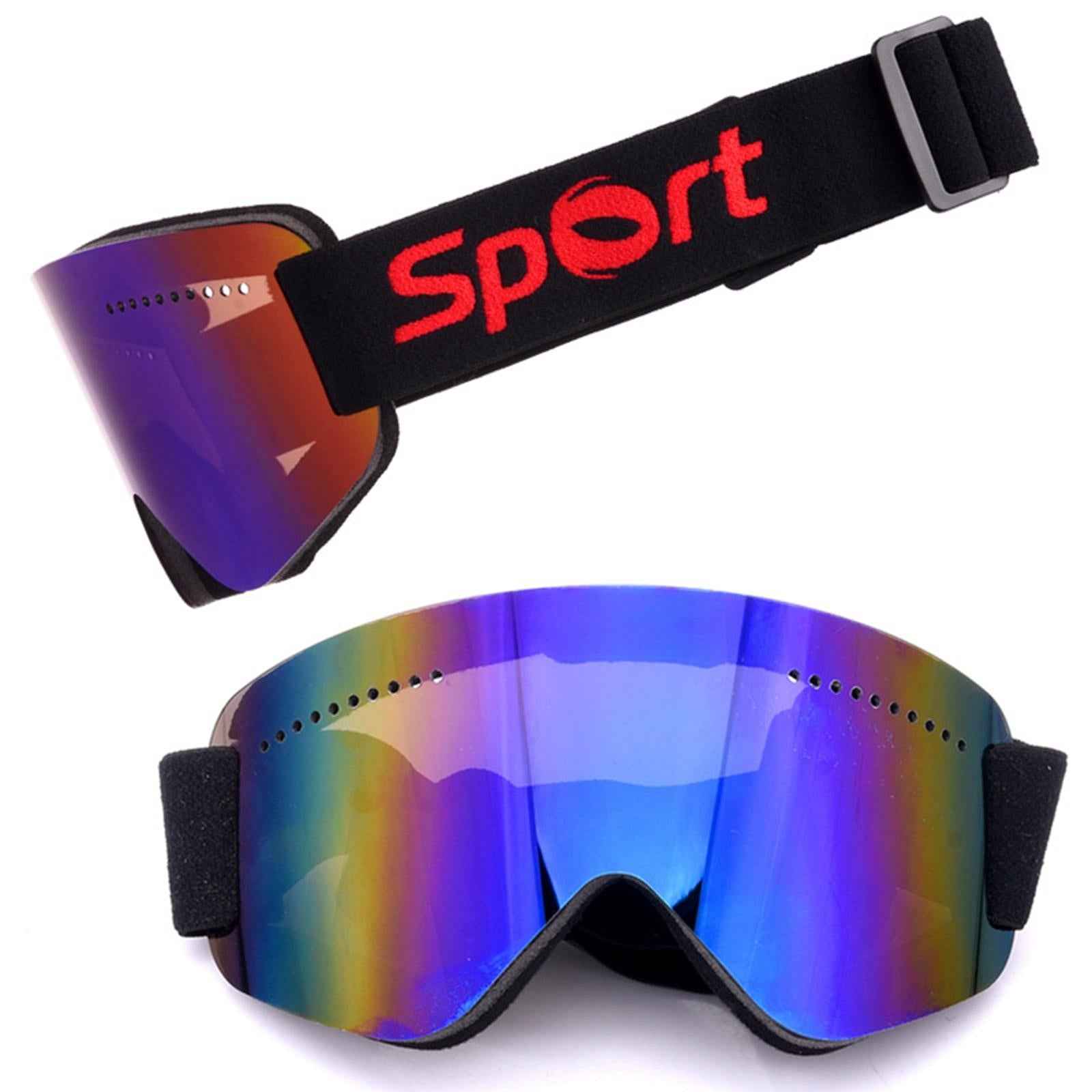 Ski Goggles Women Men Windproof Sunglasses for Cycling Skating Snowmobile Blue