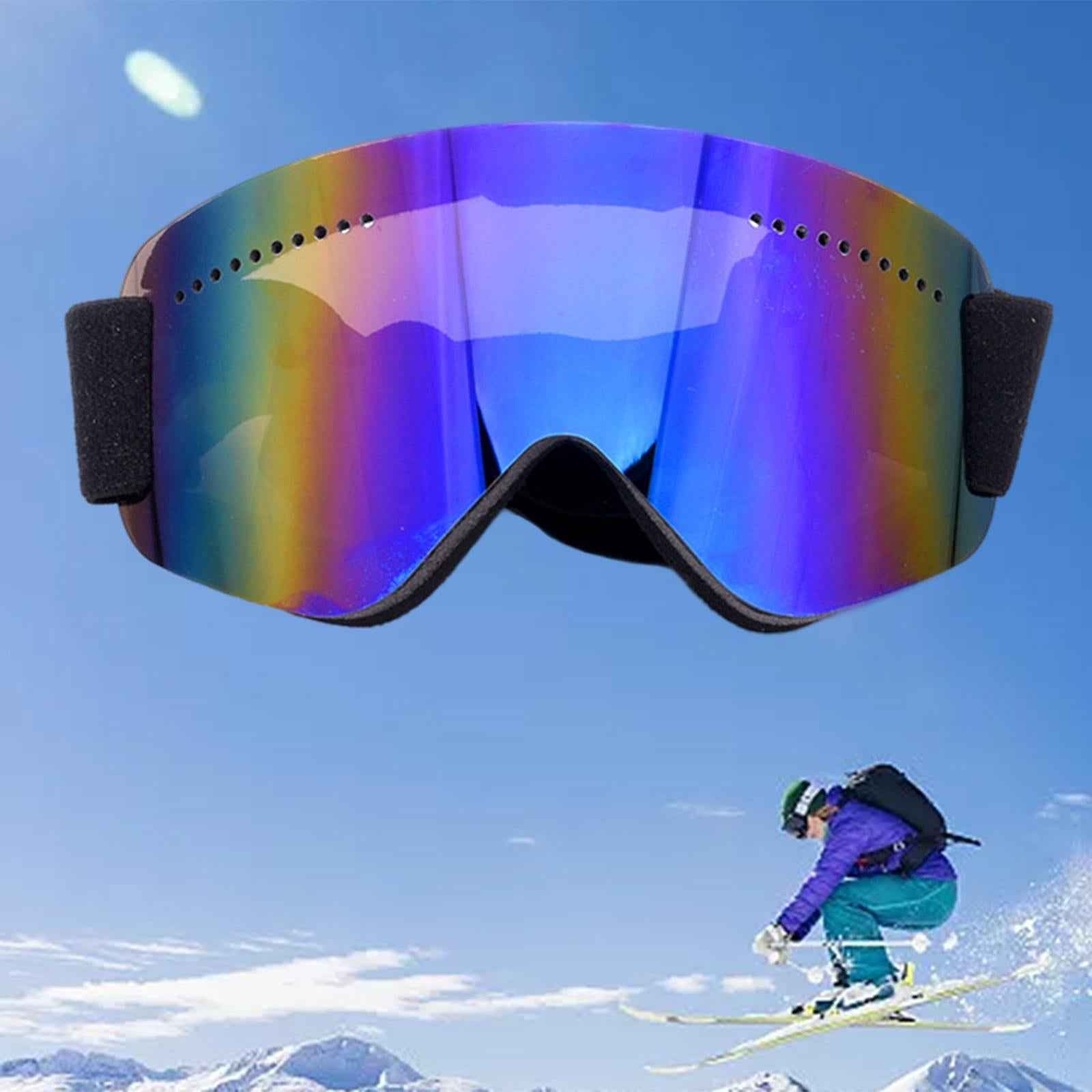 Ski Goggles Women Men Windproof Sunglasses for Cycling Skating Snowmobile Blue