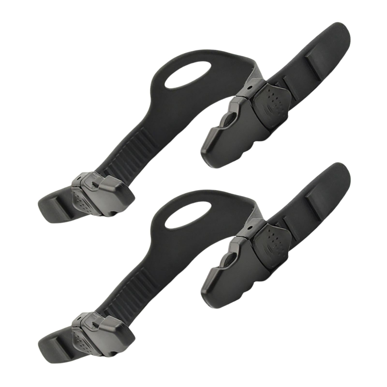 2 Pieces Diving Quick Release Fin Straps Adjustable Scuba with Buckles M