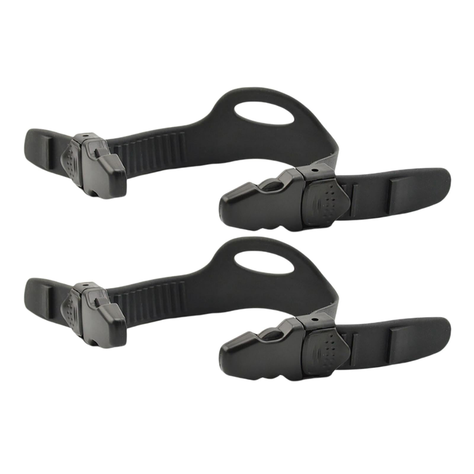 2 Pieces Diving Quick Release Fin Straps Adjustable Scuba with Buckles M