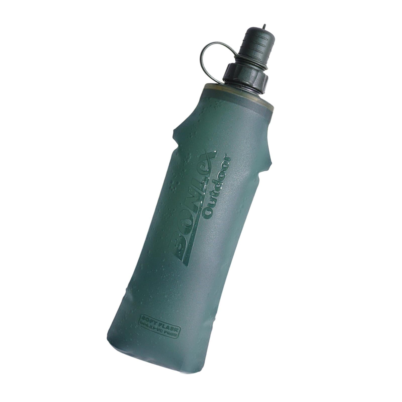 250/500ml TPU Soft Folding Water Bottles Lightweight for Running Yoga Gym 500ml