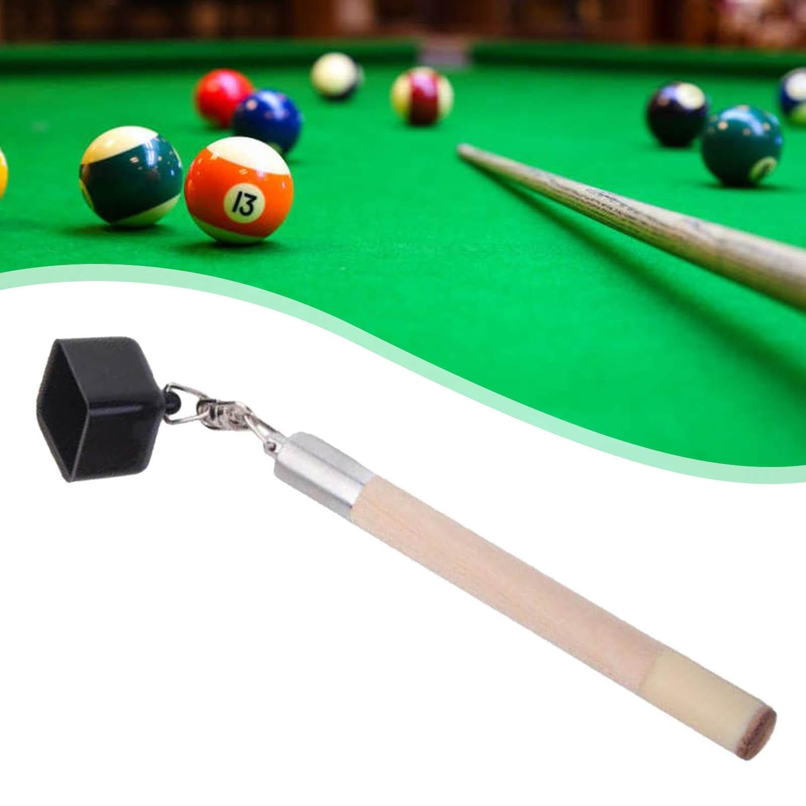 2 in 1 Portable Cue Chalk Holder Pool Cue Tip Tools Chalk Keeper Holder