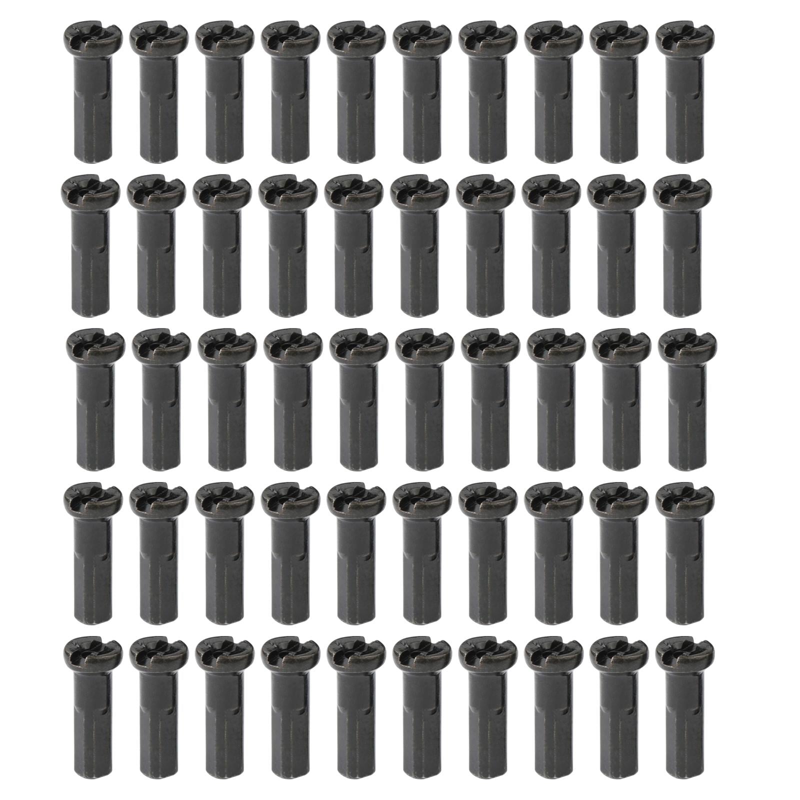2x50Pcs MTB Bike Spoke Nipples Road Bicycle Spoke Caps Spokes Protector Guards