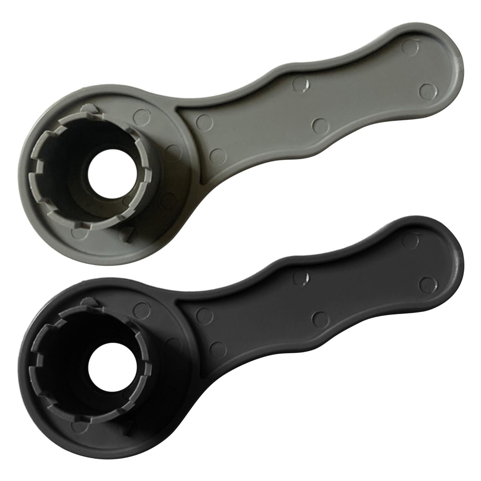 2x8 Section Spiral Air Valve Wrench Inflatable Boat Kayak Paddle Board Tool Gray