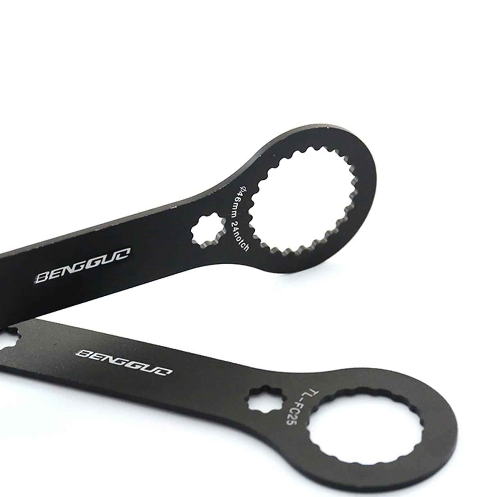 MTB Bike Bottom Bracket Wrench Aluminum Alloy Install Removal Tools Portable 44mm 16 Notch