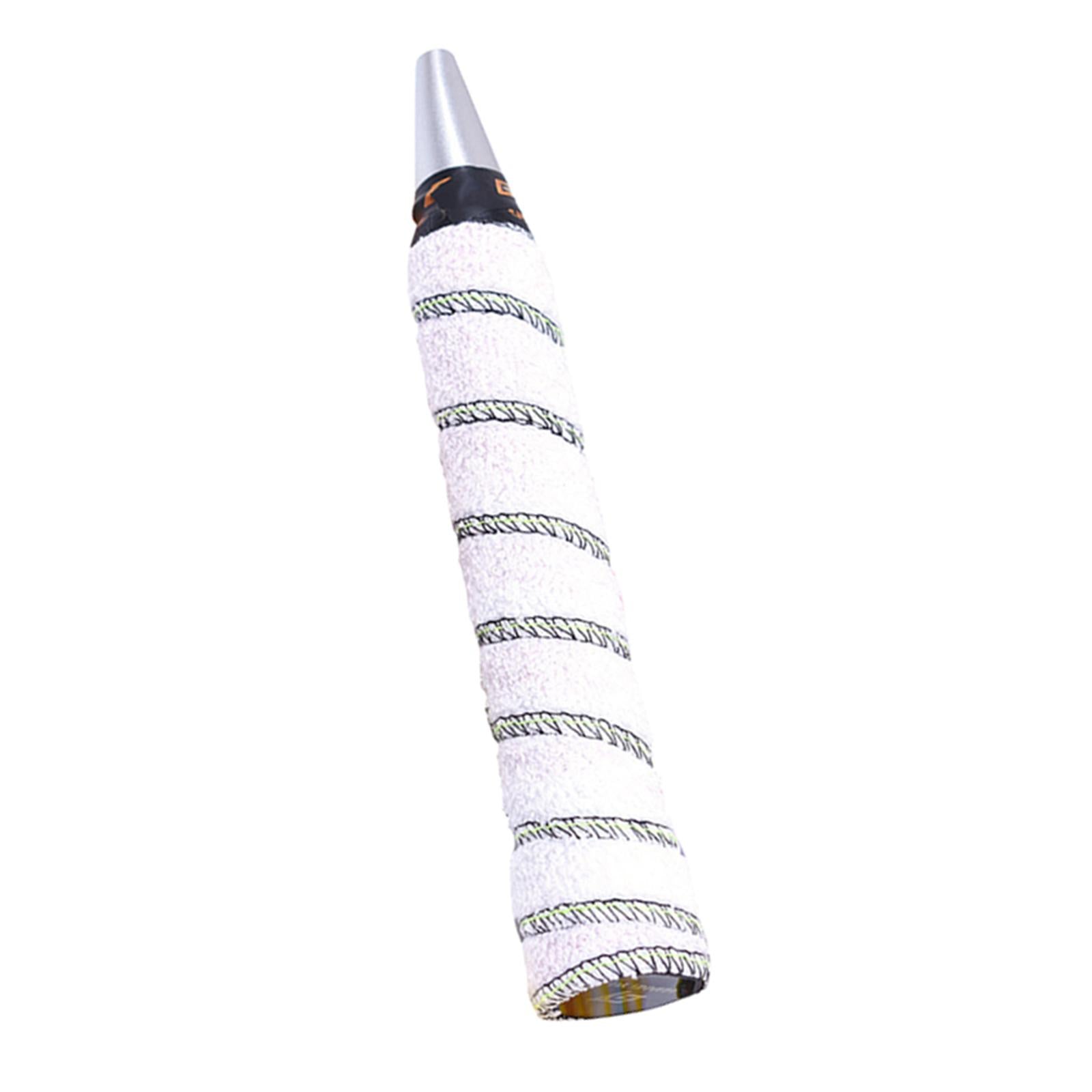 2xCotton Towel Tennis Badminton Racket Grip Wrap Tape Overgrip Non Slip White