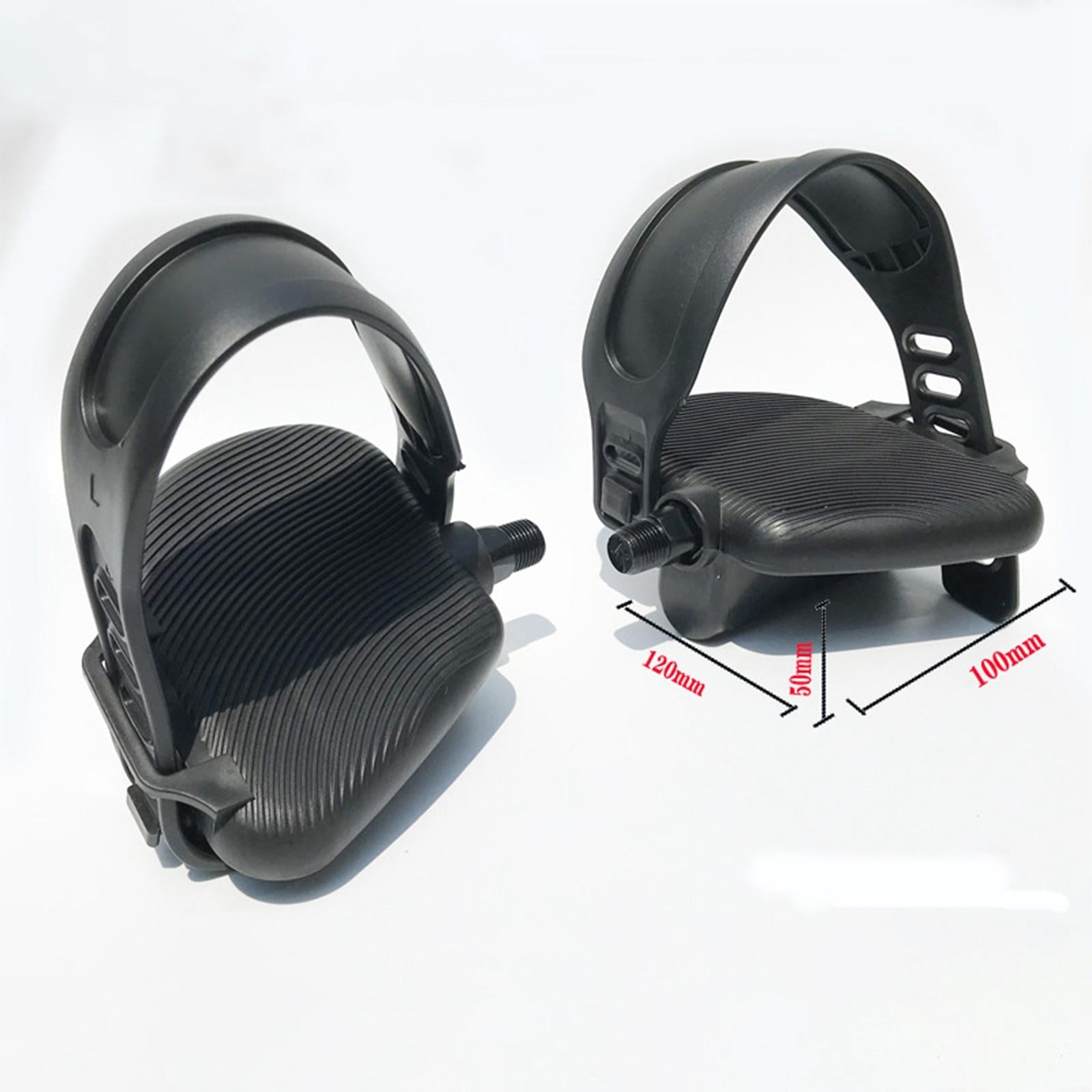 2xUniversal Exercise Bike Pedal Straps 1 Pair Adjustable Length Heavy Duty
