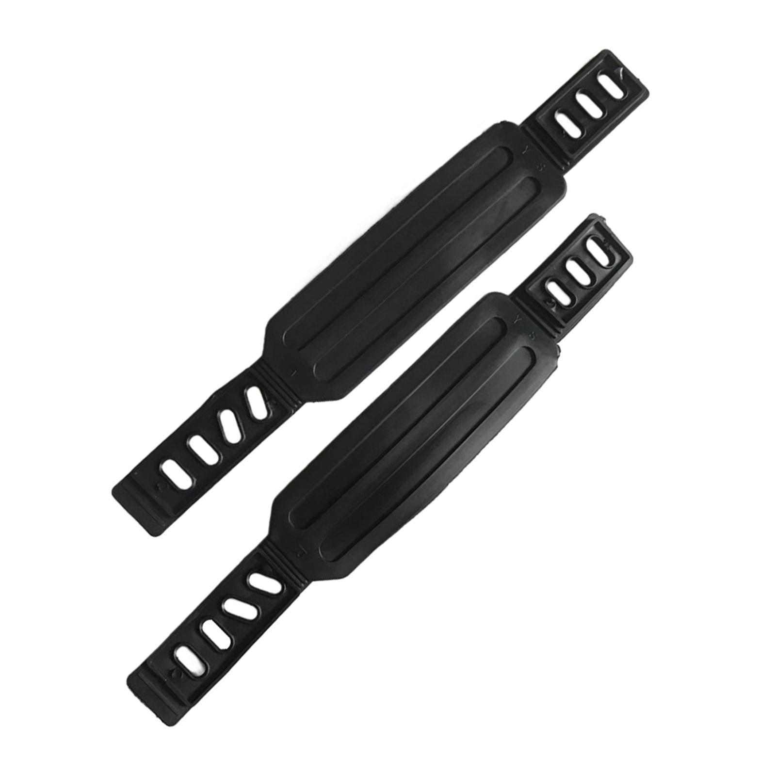 2xUniversal Exercise Bike Pedal Straps 1 Pair Adjustable Length Heavy Duty