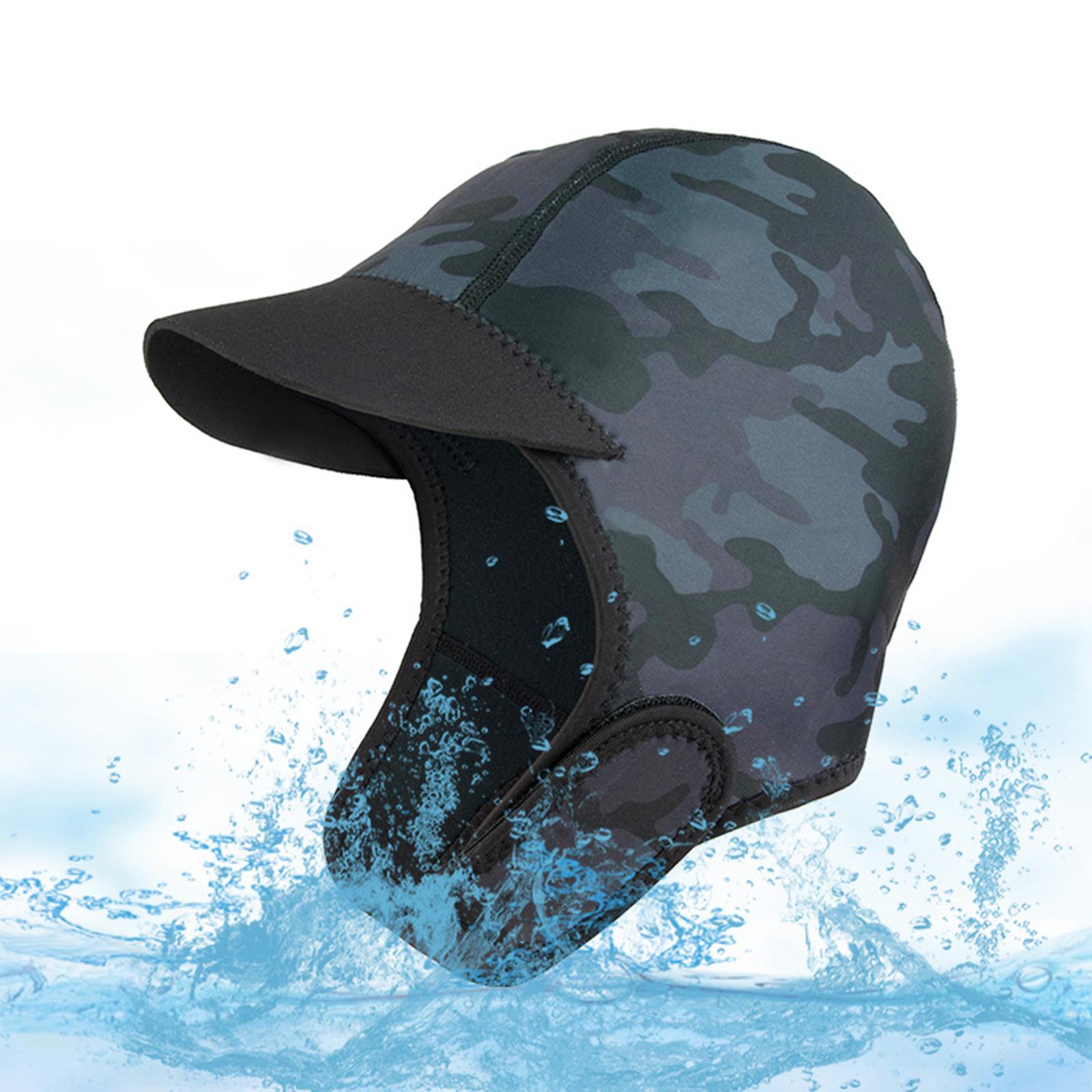 2mm Diving Hood Surfing Adult Neoprene Hat Underwater Water Sports Winter