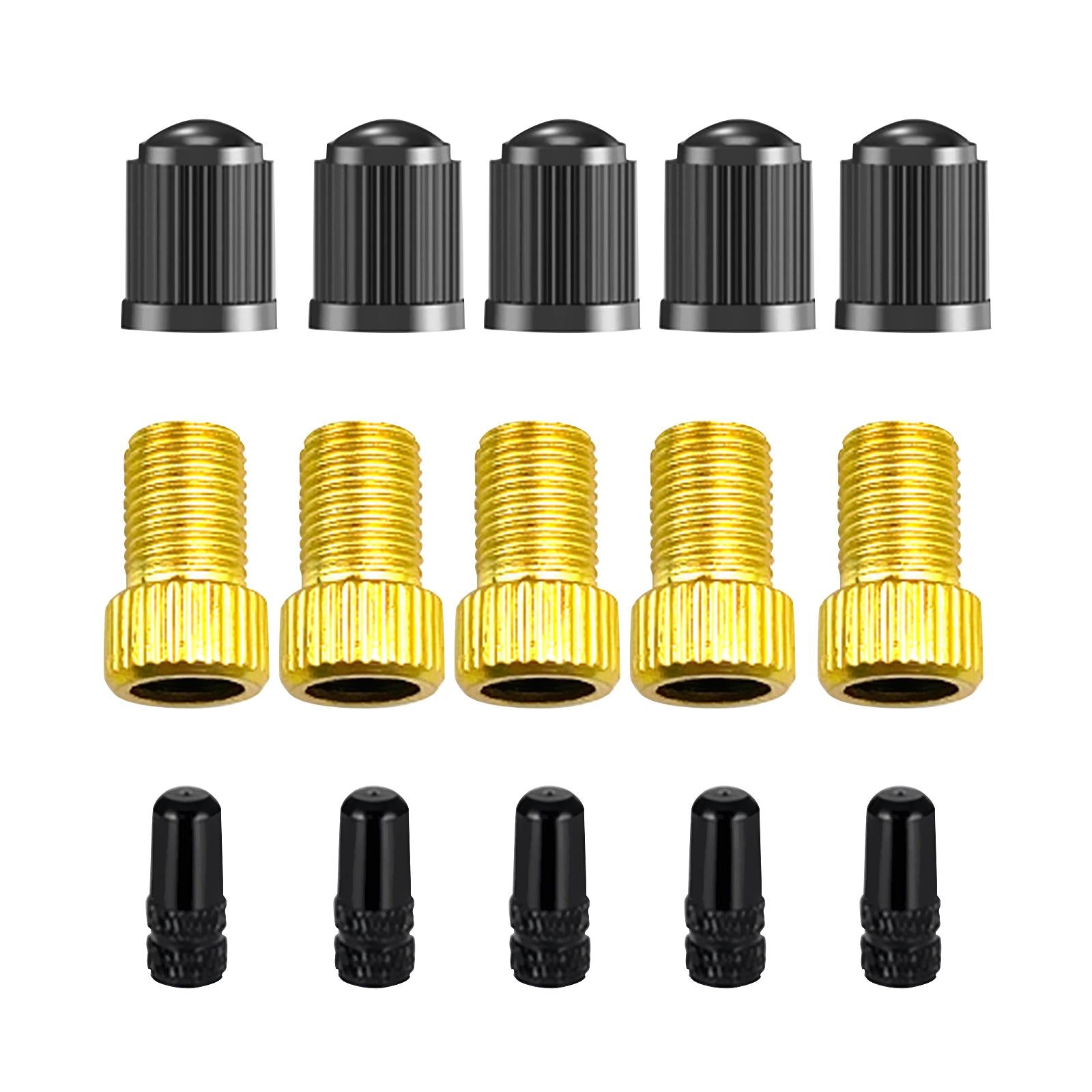 3xPresta to Schrader Valve Adapter Bike Pump Converter Car Accessories Bicycle Plastic Presta Hat