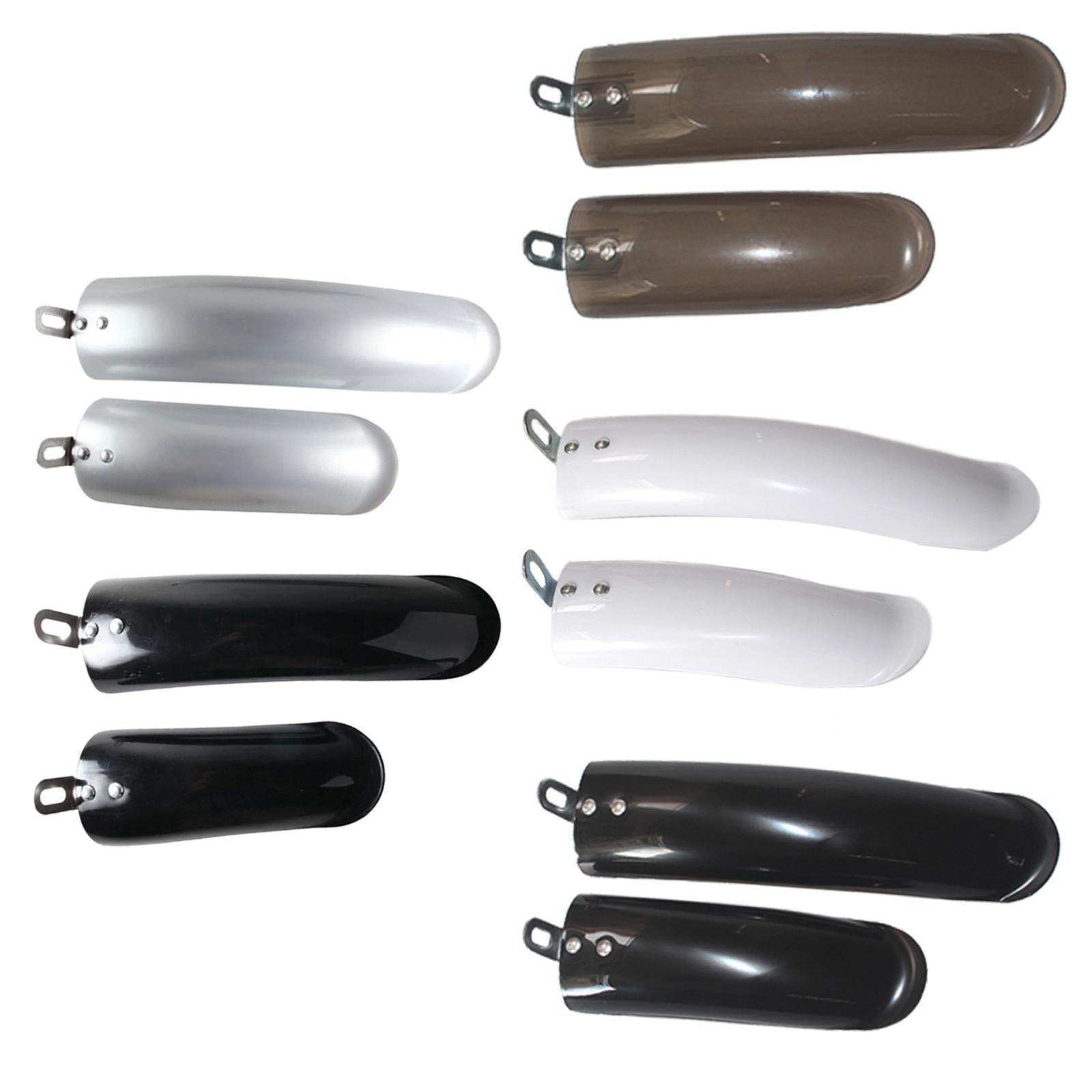 3x2Pcs Folding Bike Mudguard Mud Guard Front Rear Fenders Cycling Parts Black 12inch