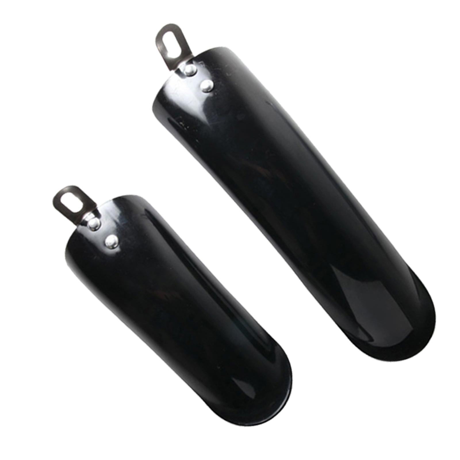 3x2Pcs Folding Bike Mudguard Mud Guard Front Rear Fenders Cycling Parts Black 12inch