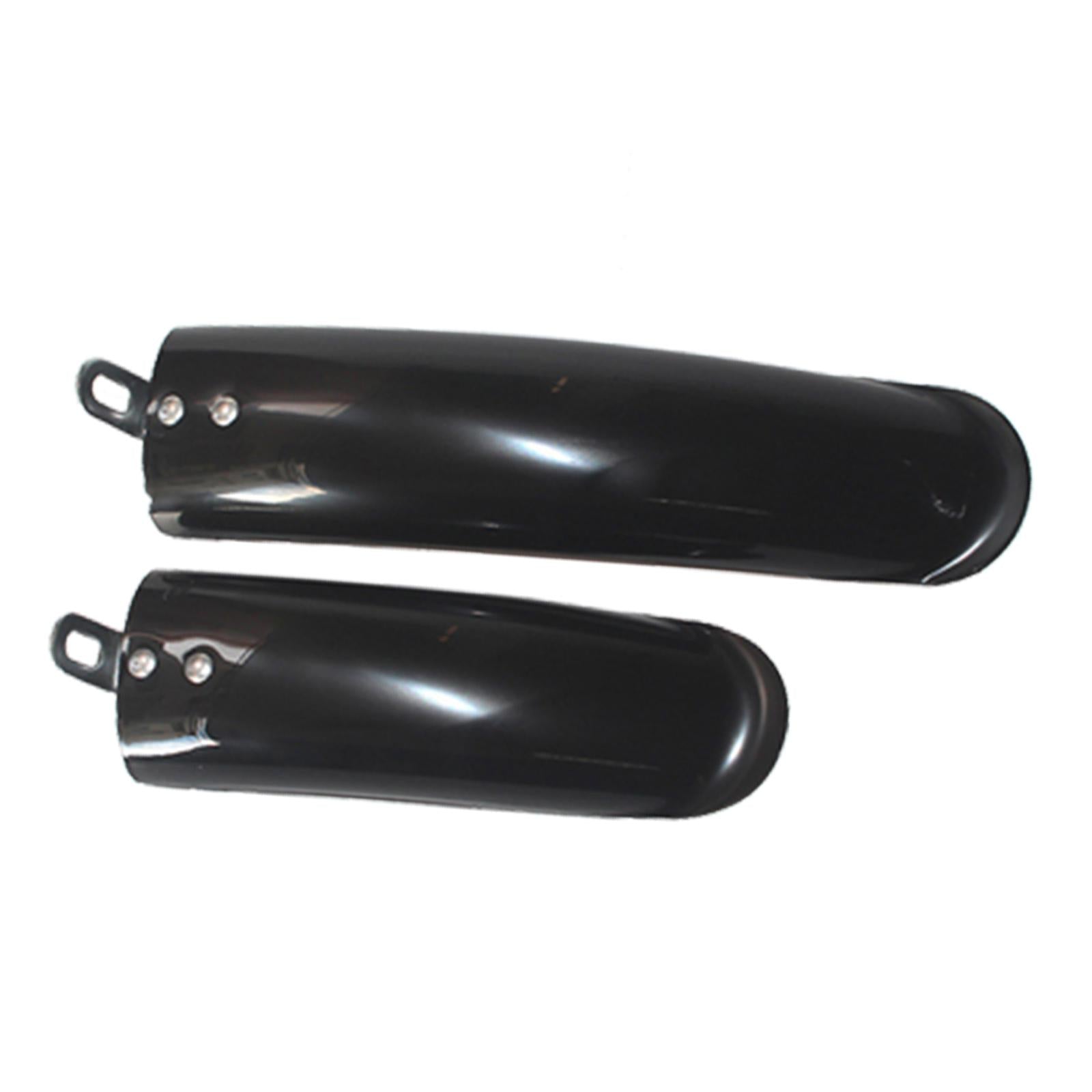3x2Pcs Folding Bike Mudguard Mud Guard Front Rear Fenders Cycling Parts Black 14inch