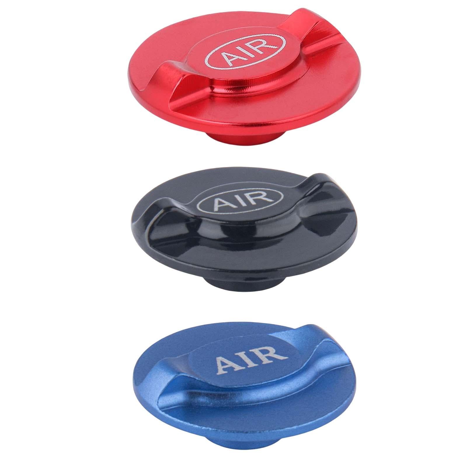 4xBike Front Fork Airtight Valve Cover Air Chamber Cover Replacement Red