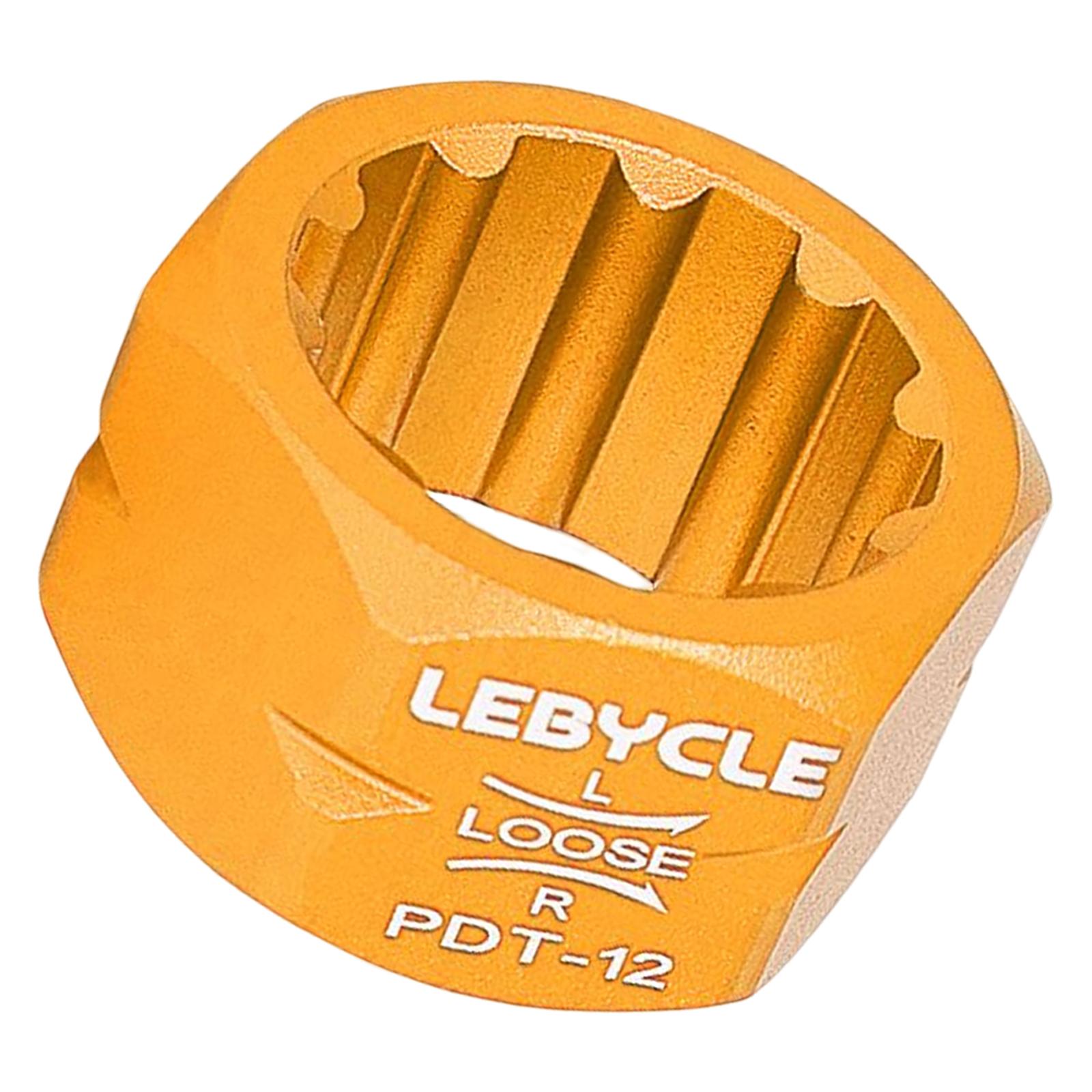 3xBike Pedal Repair Tool Accessories Axle Spindle Removal for Bike MTB golden