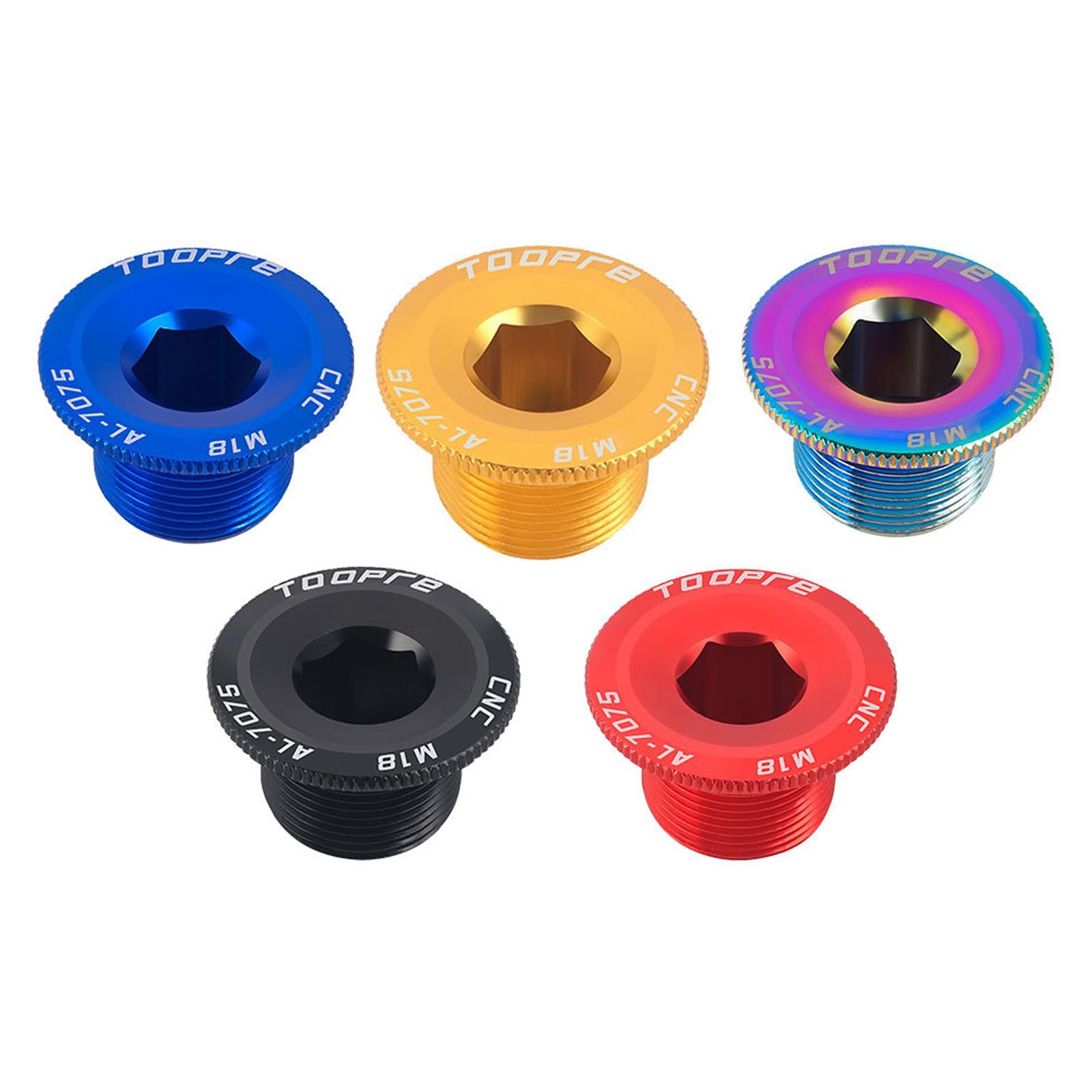 4xBike Crankset Screw MTB Mountain Road Bicycle Crank Arm Bolts Black