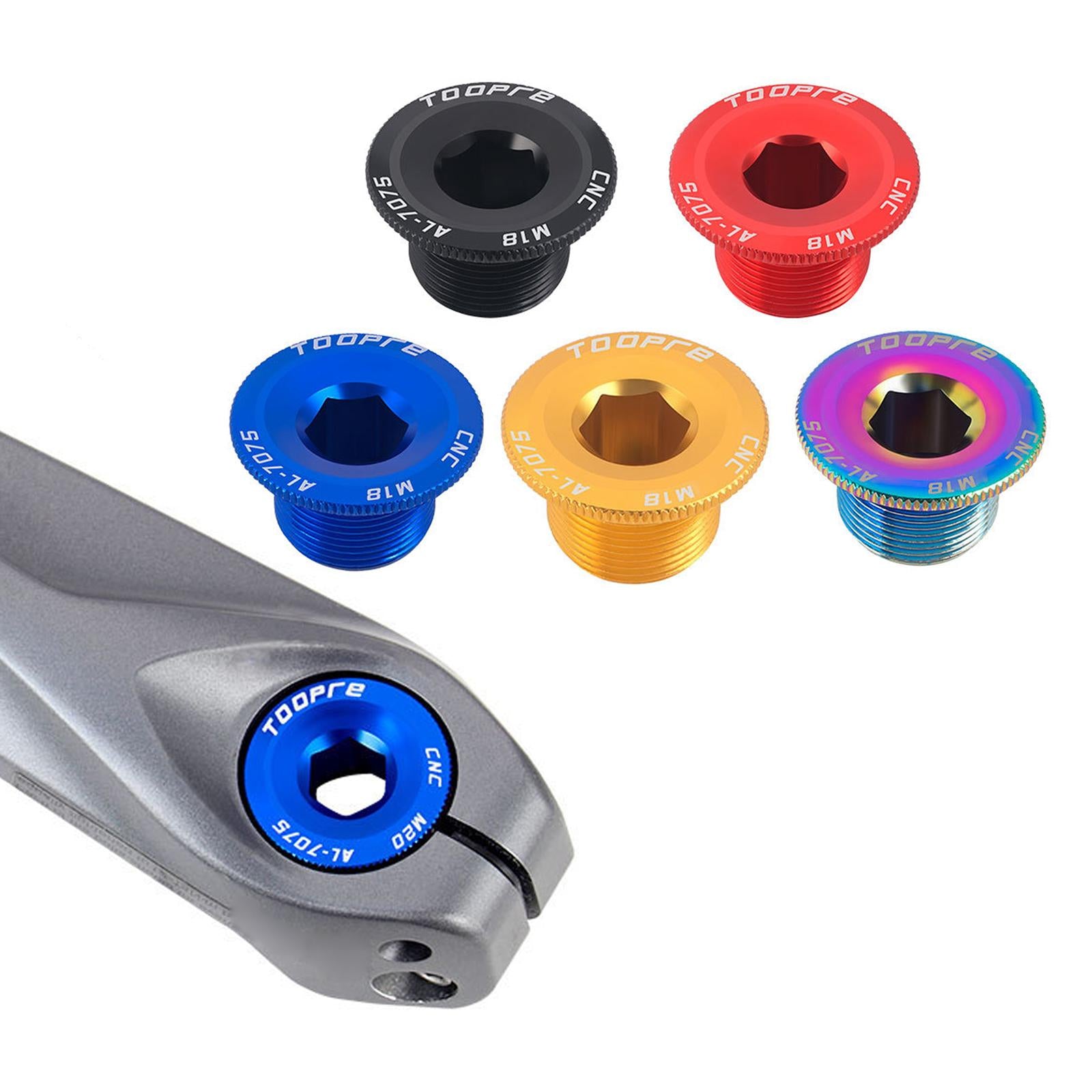 4xBike Crankset Screw MTB Mountain Road Bicycle Crank Arm Bolts Black
