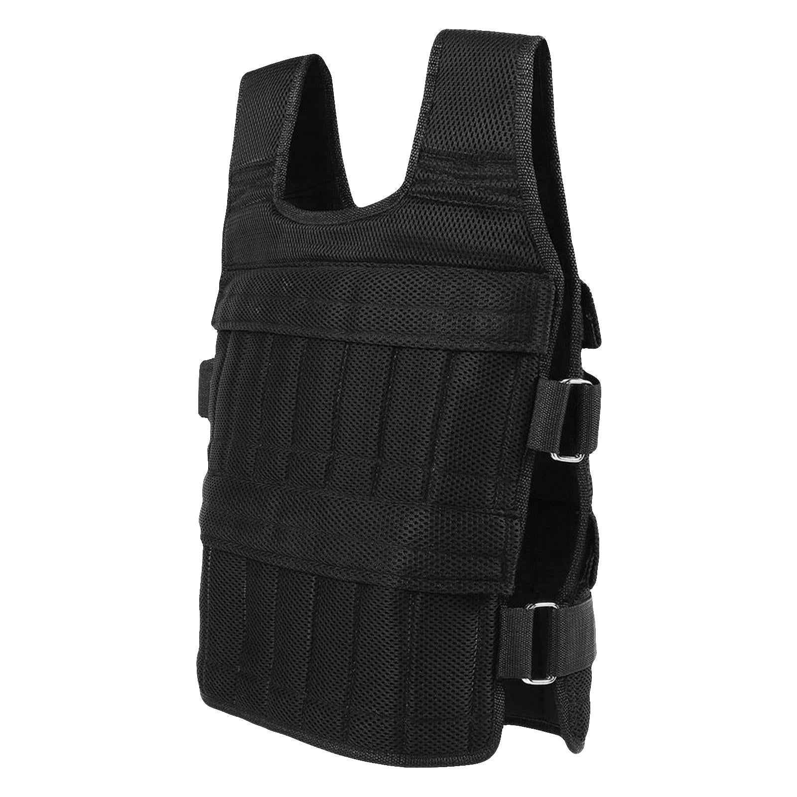 50kg Weight Vest Adjustable Loading Weight Jacket Exercise Training Fitness