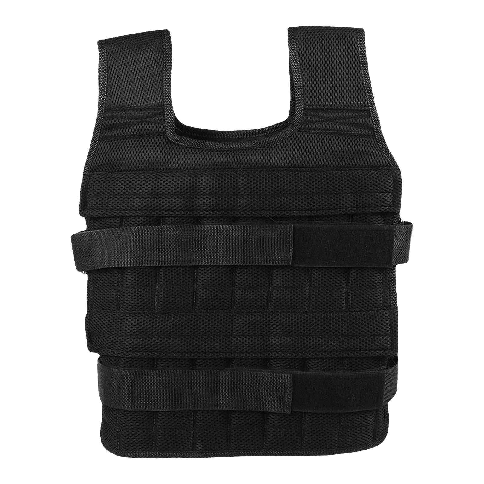 50kg Weight Vest Adjustable Loading Weight Jacket Exercise Training Fitness