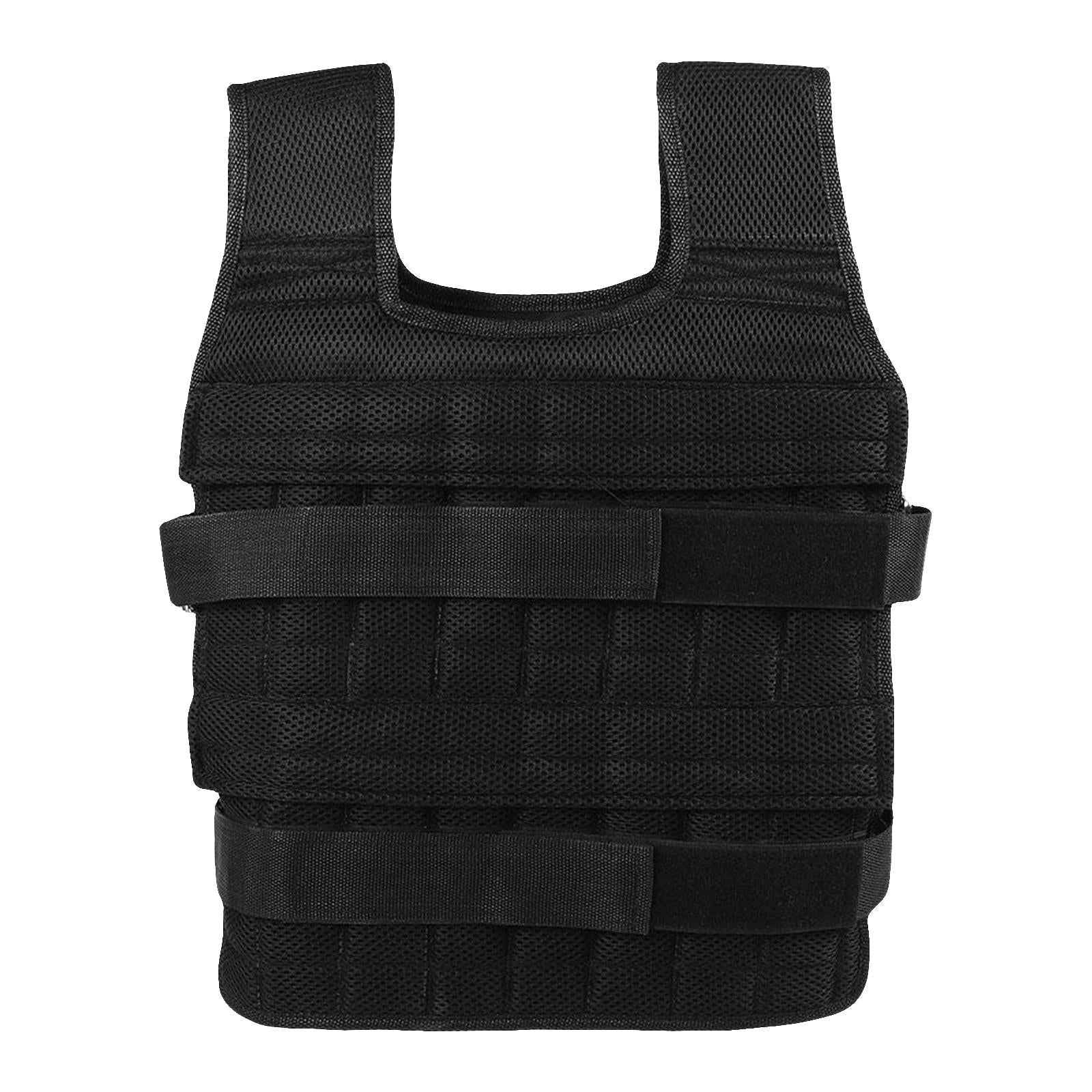 50kg Weight Vest Adjustable Loading Weight Jacket Exercise Training Fitness