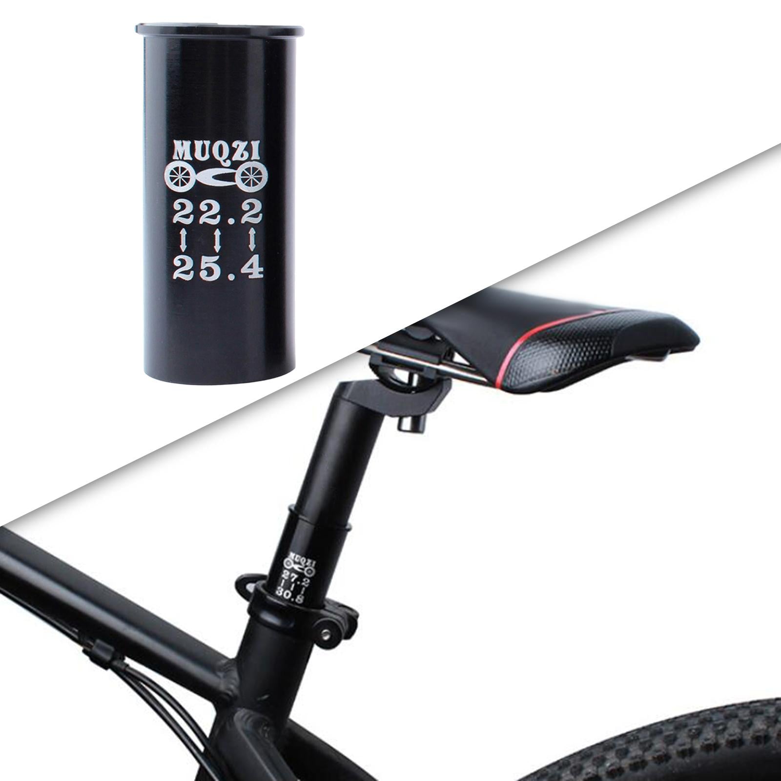 4xDurable Bike Seat Post Shim Seatpost Tube Adapter Reducer Sleeve Accessories 22.2 to 25.4 
