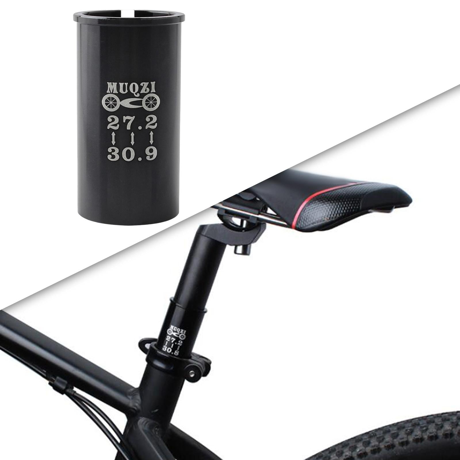 3xDurable Bike Seat Post Shim Seatpost Tube Adapter Reducer Sleeve Accessories 27.2 to 30.9