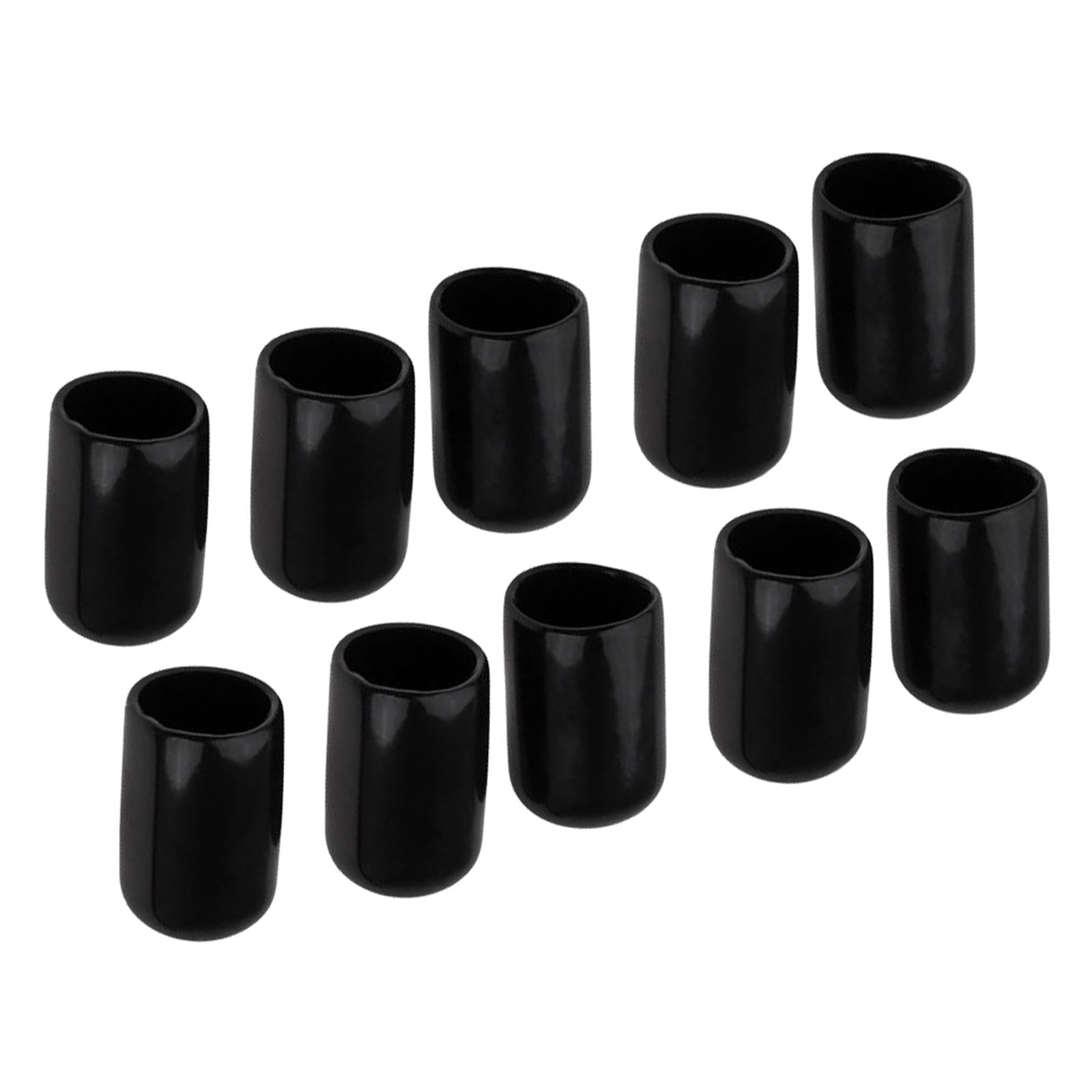3x10 Pieces Cue Tips Cover Protector 10mm Replacement for Snooker Accessories