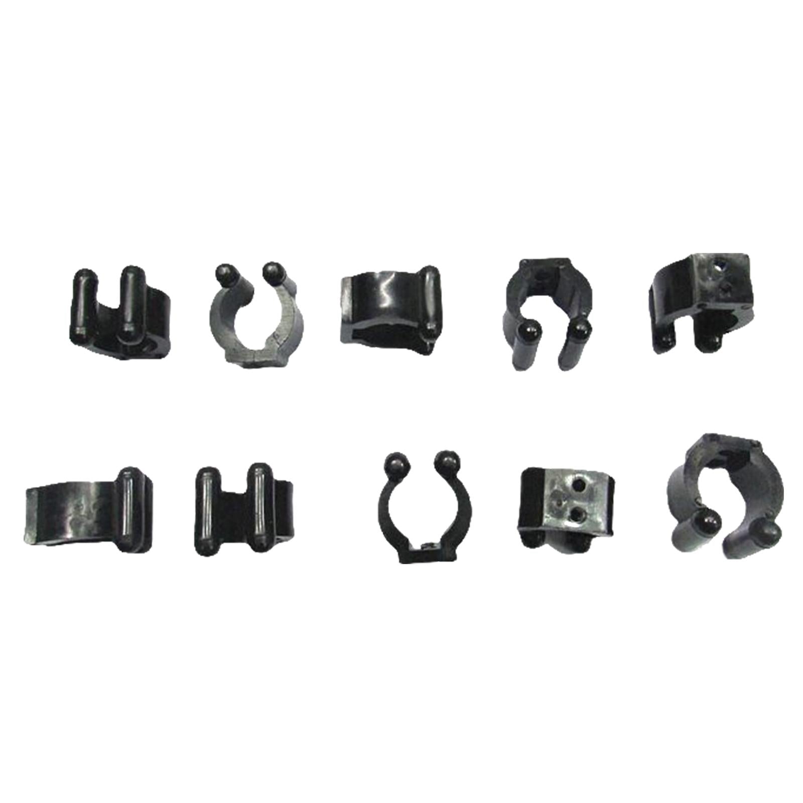 10x Plastic Billiard Cue Clips Fishing Rod Clips Billiard Accessories Large