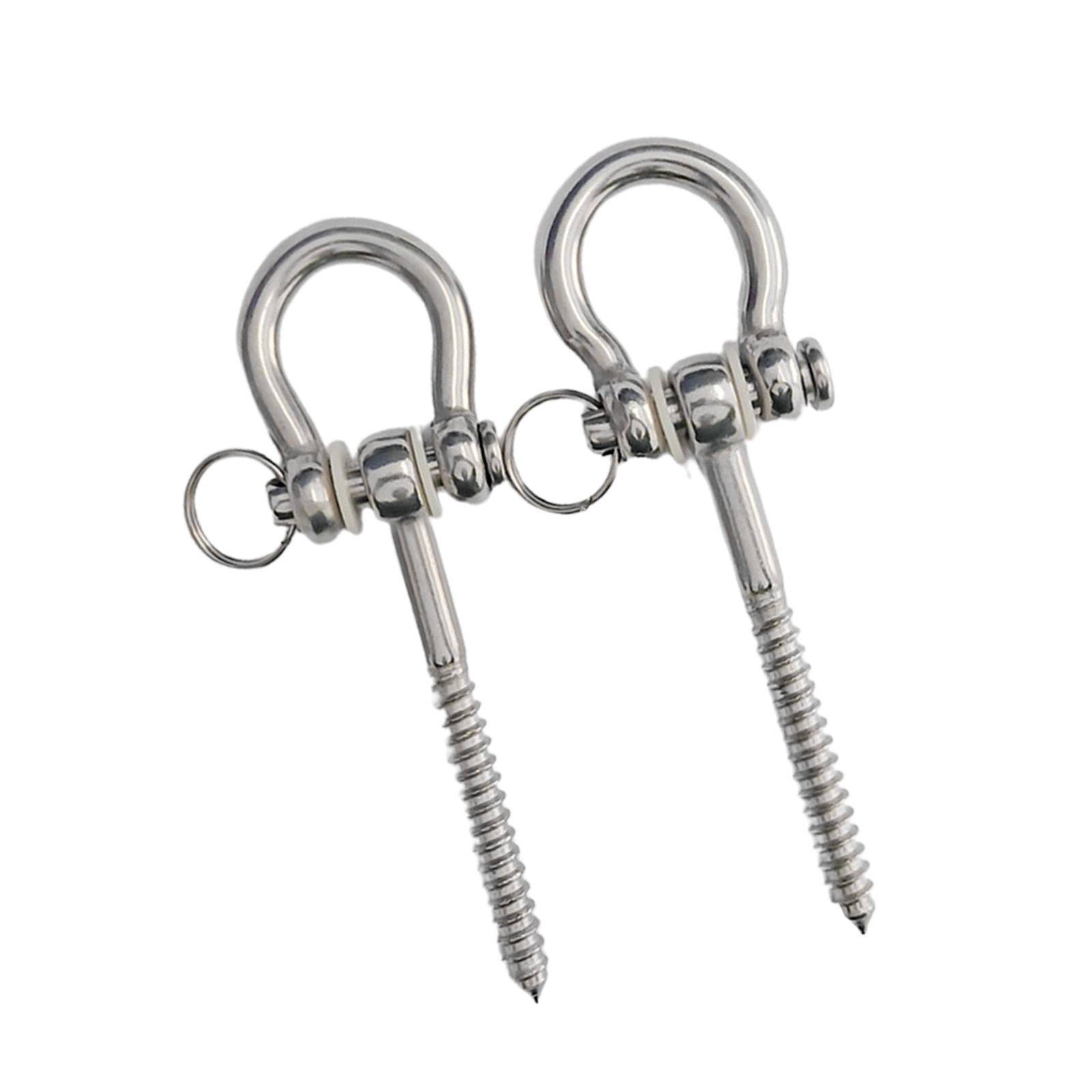 2Pcs Swing Hangers Rustproof Hardware Swing Sets for Playground Porch Swing