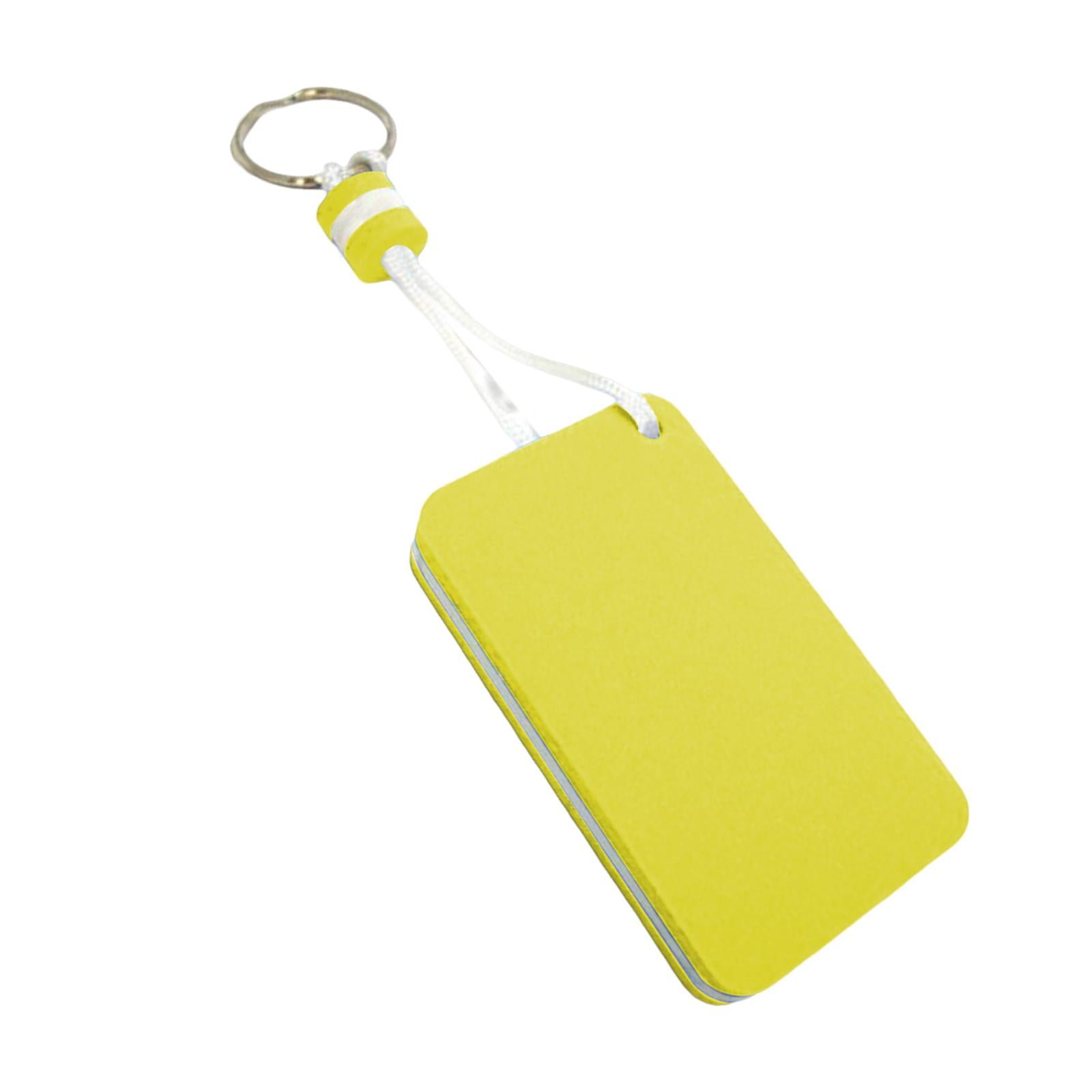 3xFloating Keychain Pendant Buoyant Key Chain for Outdoor Water Sports Sailing Yellow