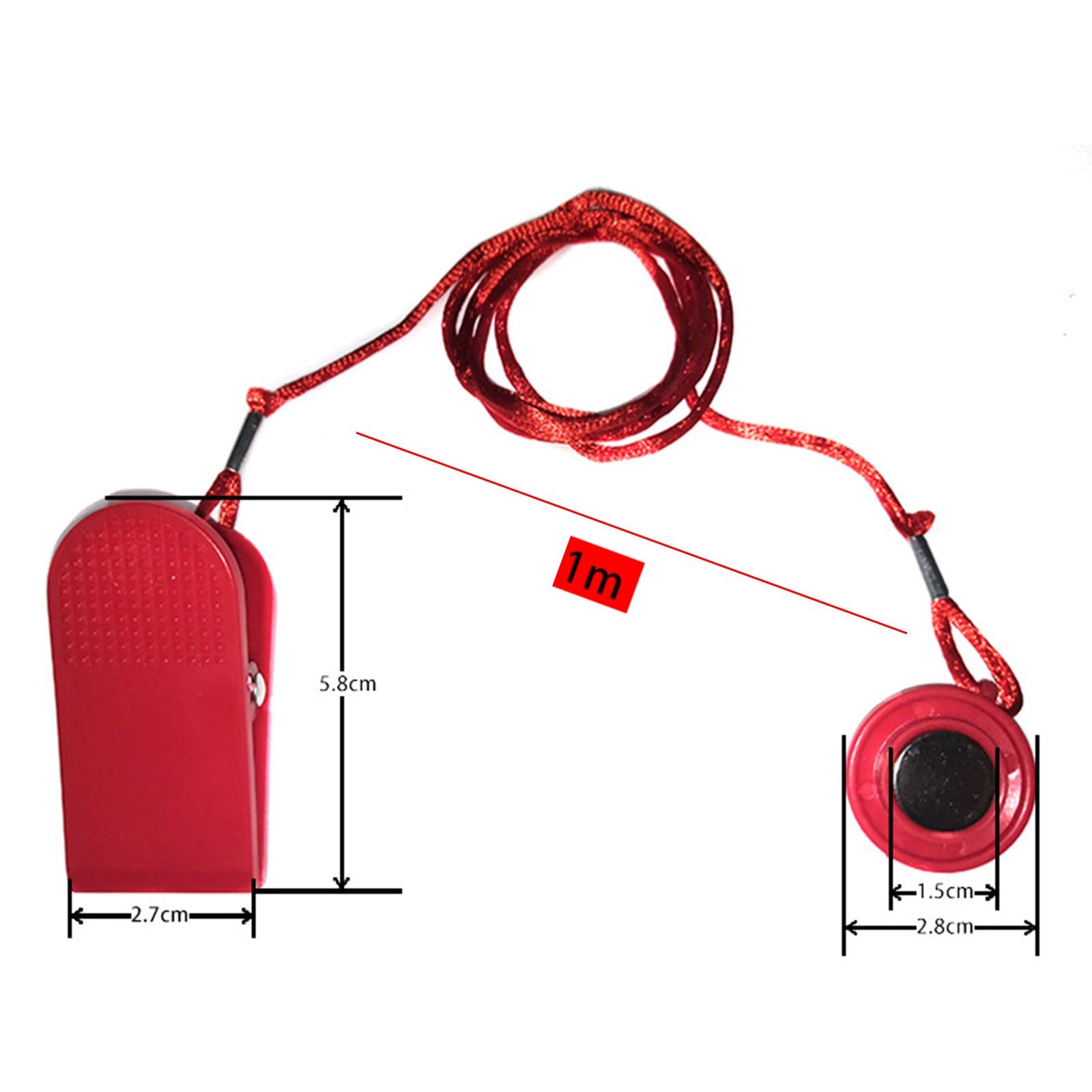 2xTreadmill Safety Key Magnet Universal Portable Security Lock Tool for Running