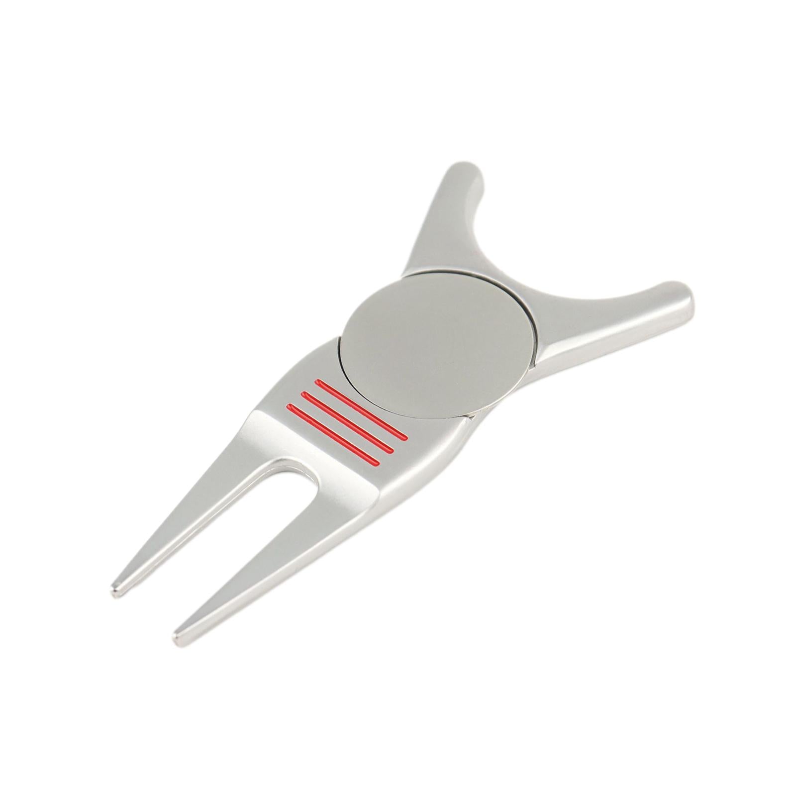 5xGolf Divot Repair Tool Golf Club Holder Practice Women Men Golfer Putting Silver