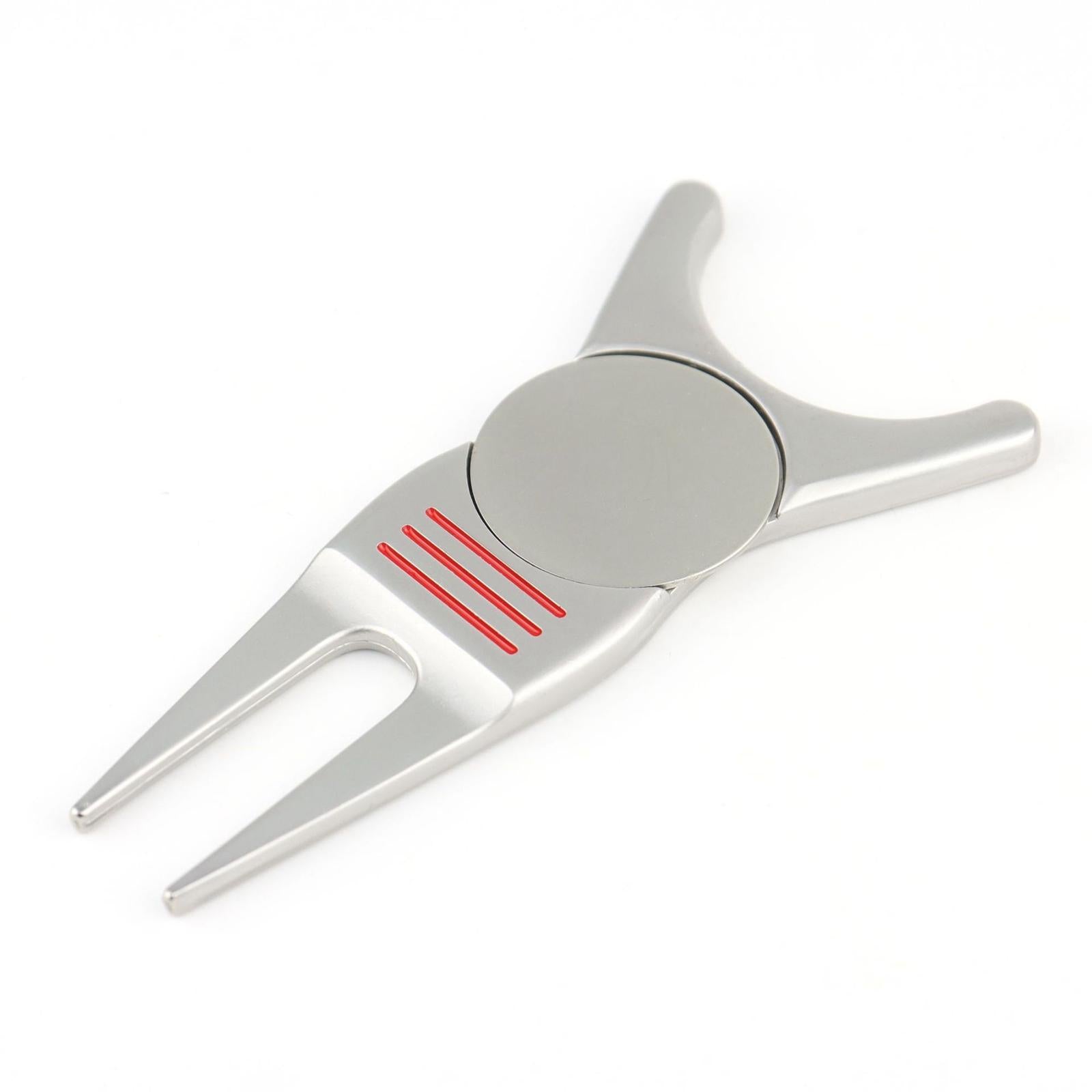 5xGolf Divot Repair Tool Golf Club Holder Practice Women Men Golfer Putting Silver