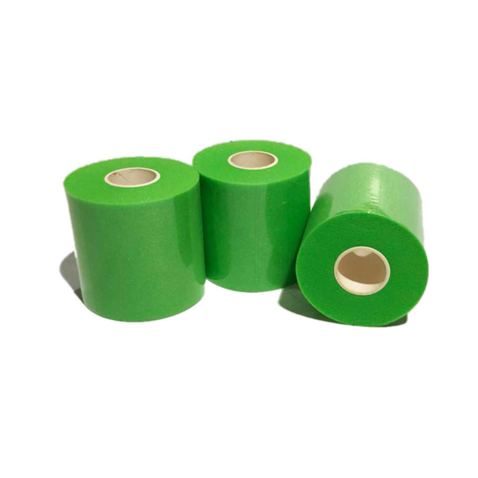 3xTennis Racket Wrap Wrap Tape Cushion Wrap Damping Film Anti-Slip Handle 0.05mx27m Green