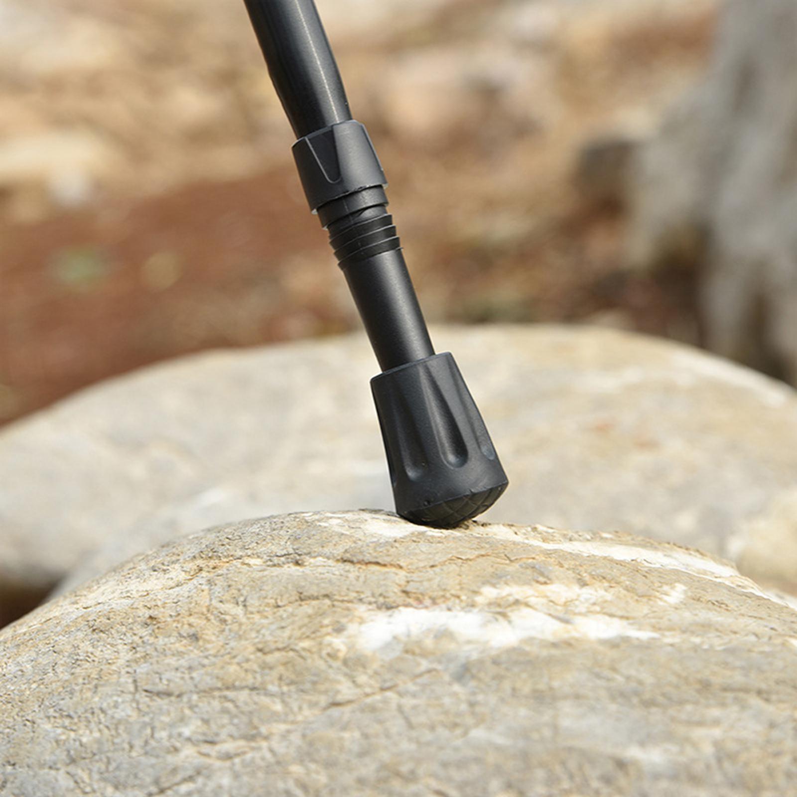 2xWalking Rubber Tips Replacement Protector for Walking Poles Hike