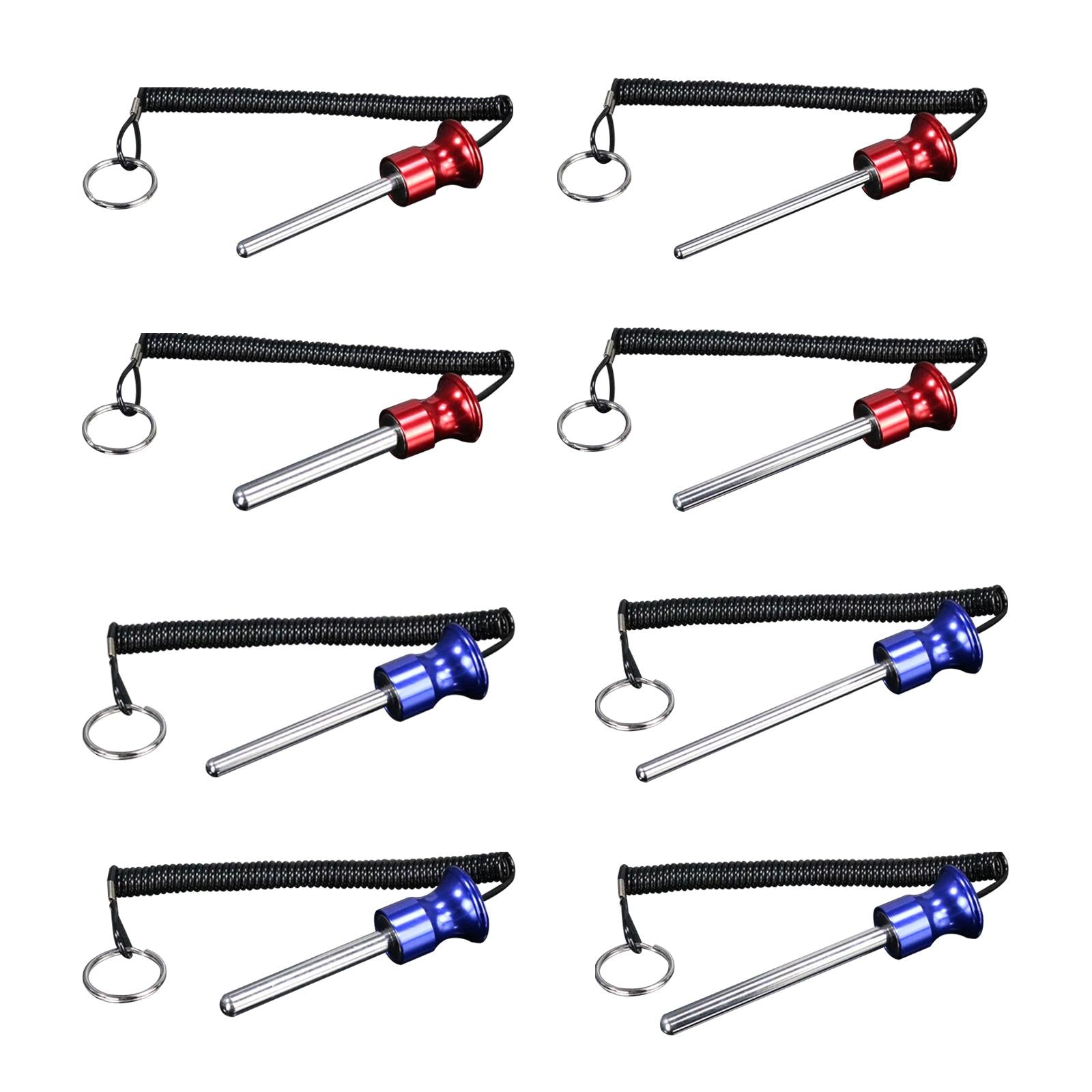 3xUniversal Magnetic Weight Stack Pin Fitness Training 8x80mm Red