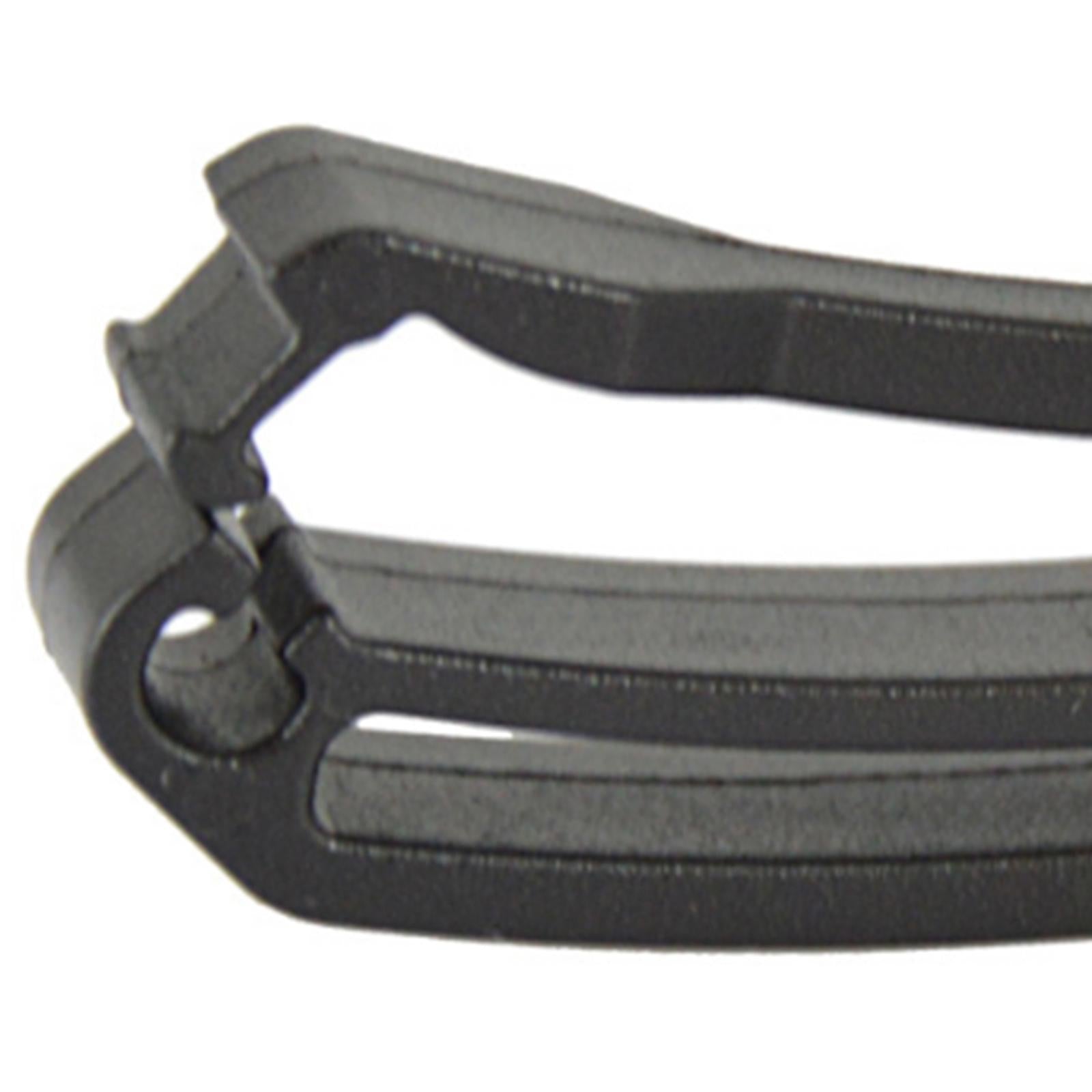 3x2Pcs Webbing Ending Clip Webbing Strap Buckle Strap Belt End Clip Adjuster S